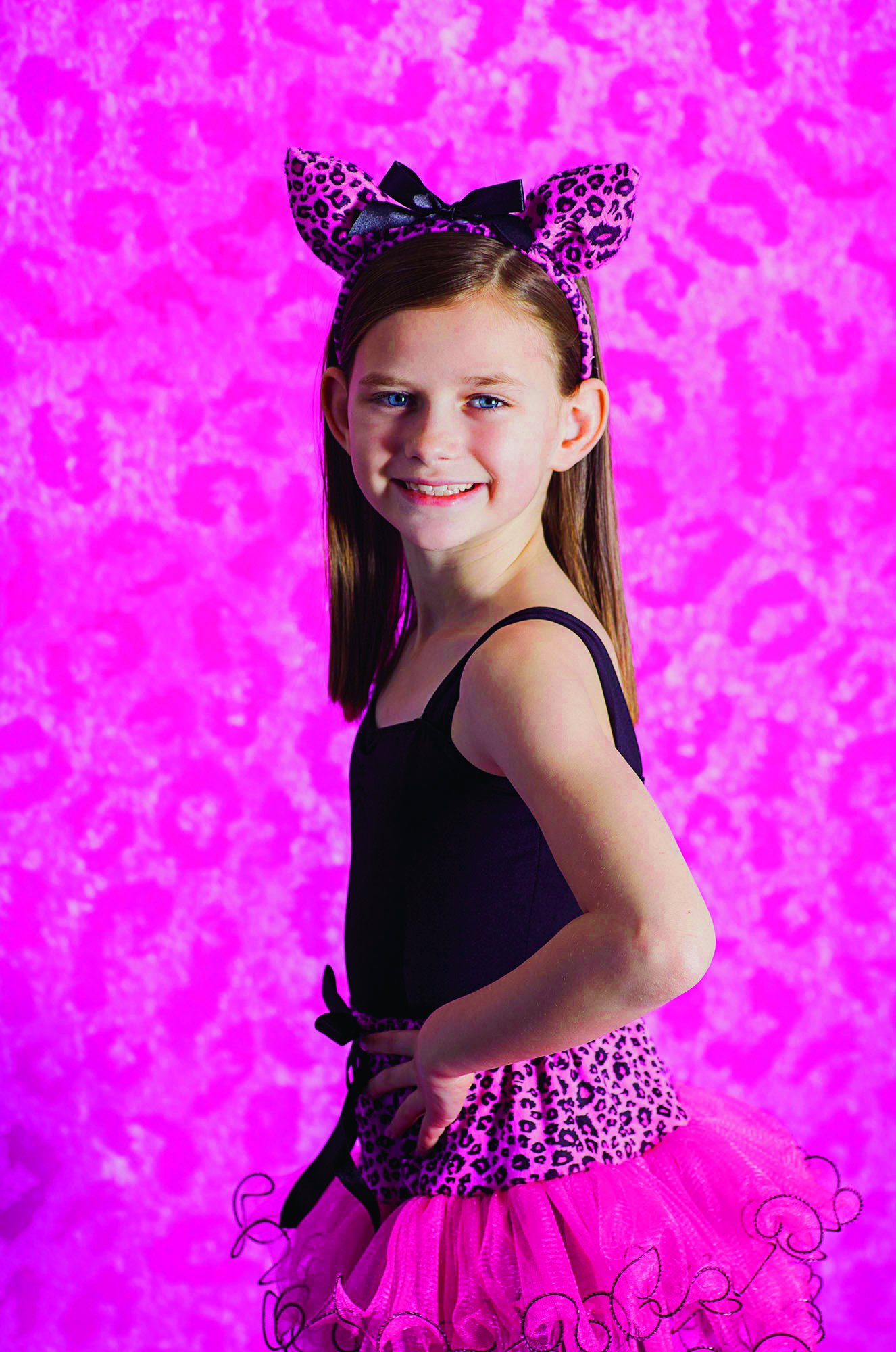Adorable Pink Cat Tutu Dress & Headband Set for Girls - Perfect for Birthday Parties, Halloween Costumes & Dance Recitals