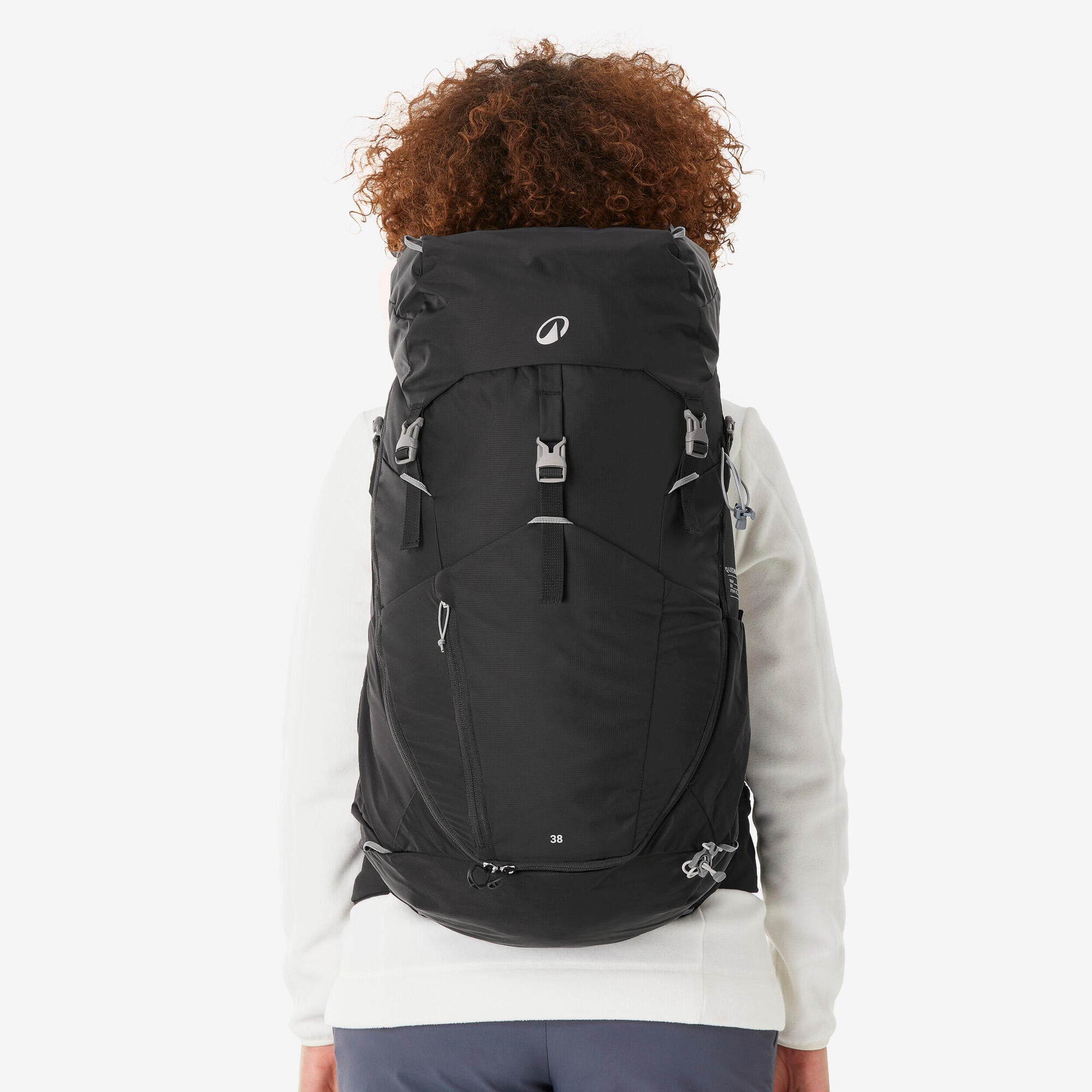 Quechua MH500 38L Lightweight Hiking Backpack for Men & Women - Water-Resistant Trekking Pack for Outdoor Adventures, Camping & Travel