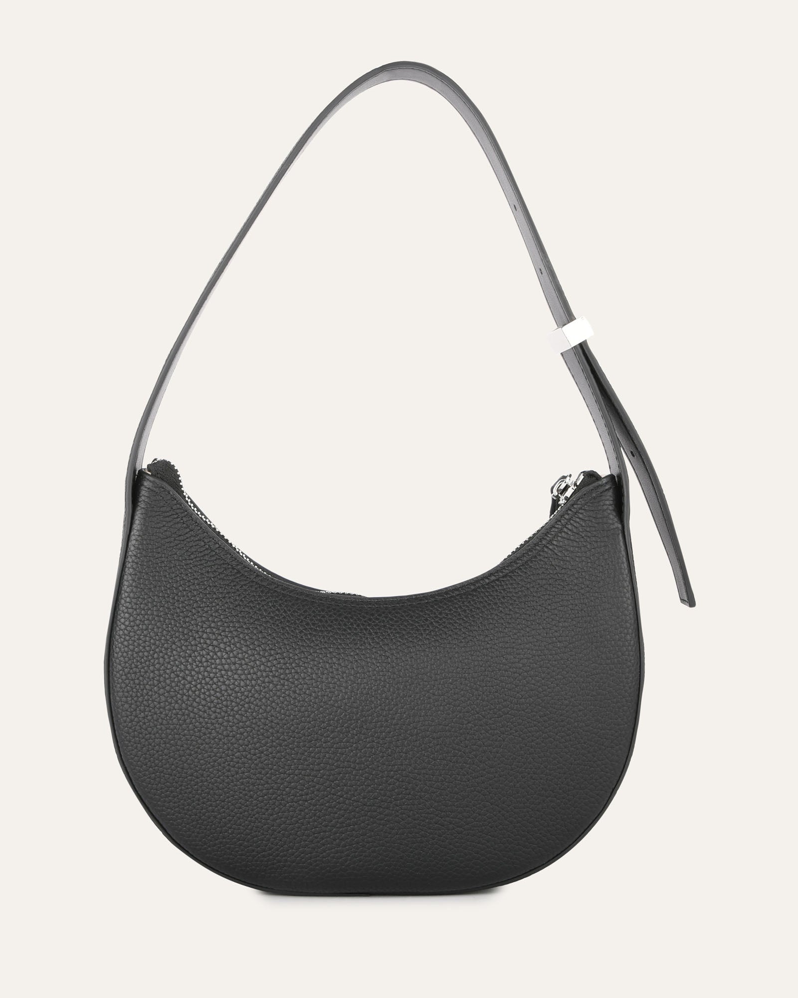 GABRIELA Black Leather Shoulder Bag for Women - Stylish & Durable Crossbody Purse for Work, Travel & Everyday Use