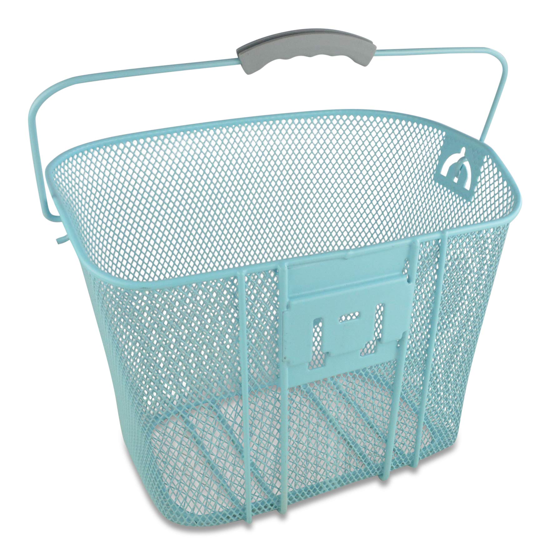 Universal Quick Release Bicycle Basket with Wire Mesh - Front Mount, Removable & Lightweight for Commuting, Shopping & Outdoor Adventures