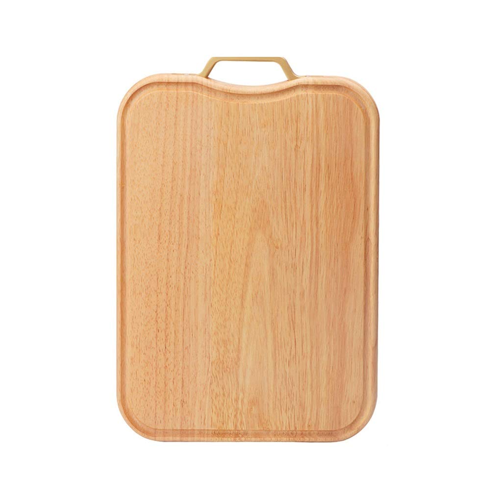 Premium Thick & Durable Natural Wood Cutting Board - Large Kitchen Chopping Board with Juice Groove, Multipurpose for Meat, Vegetables & Fruits - Perfect for Home Cooking & Professional Chefs (Size L)