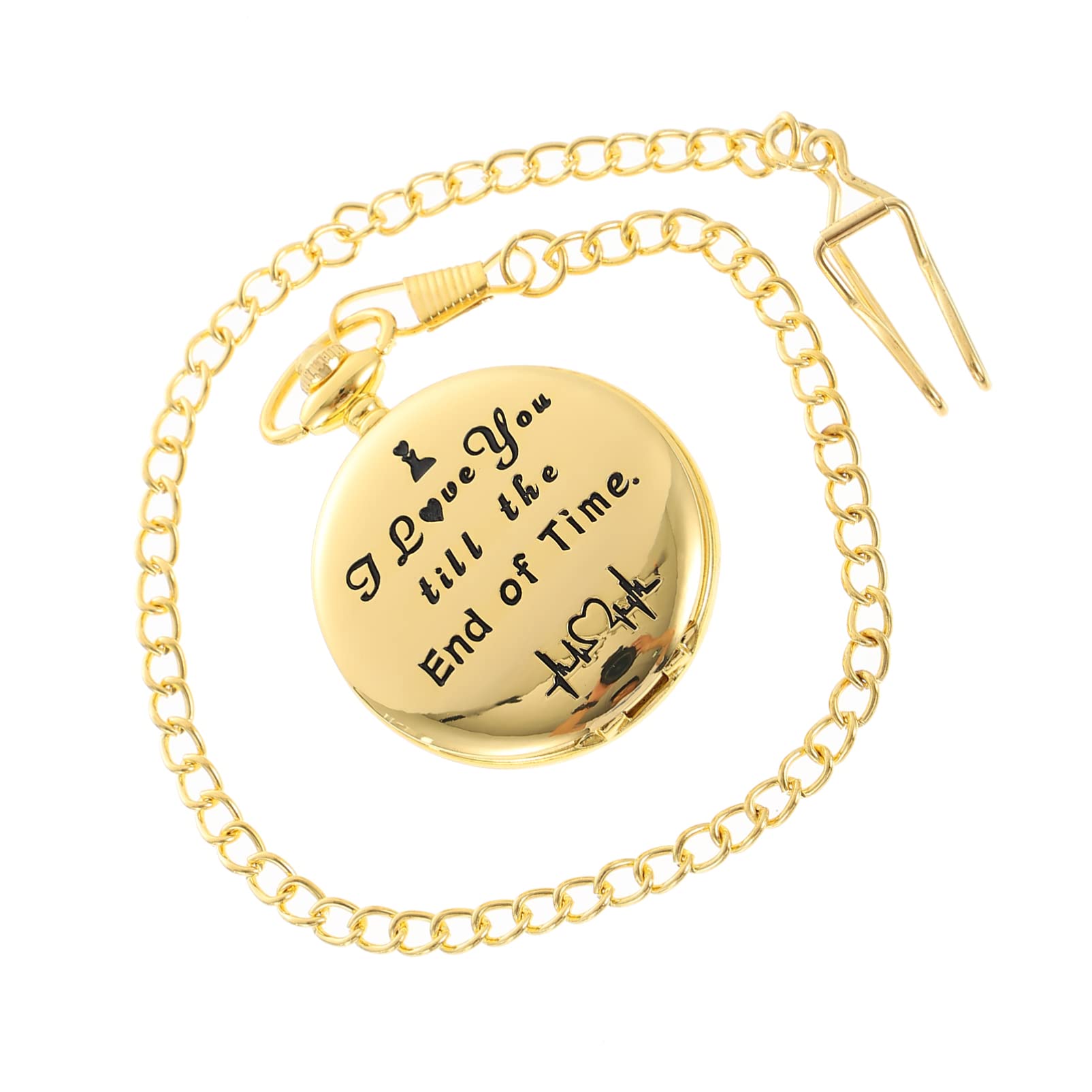 Vintage Chain Pocket Watch - Retro Quartz Hanging Pocket Watch with Alloy Chain for Men & Women - Perfect for Gifts, Souvenirs & Steampunk Fashion Accessories