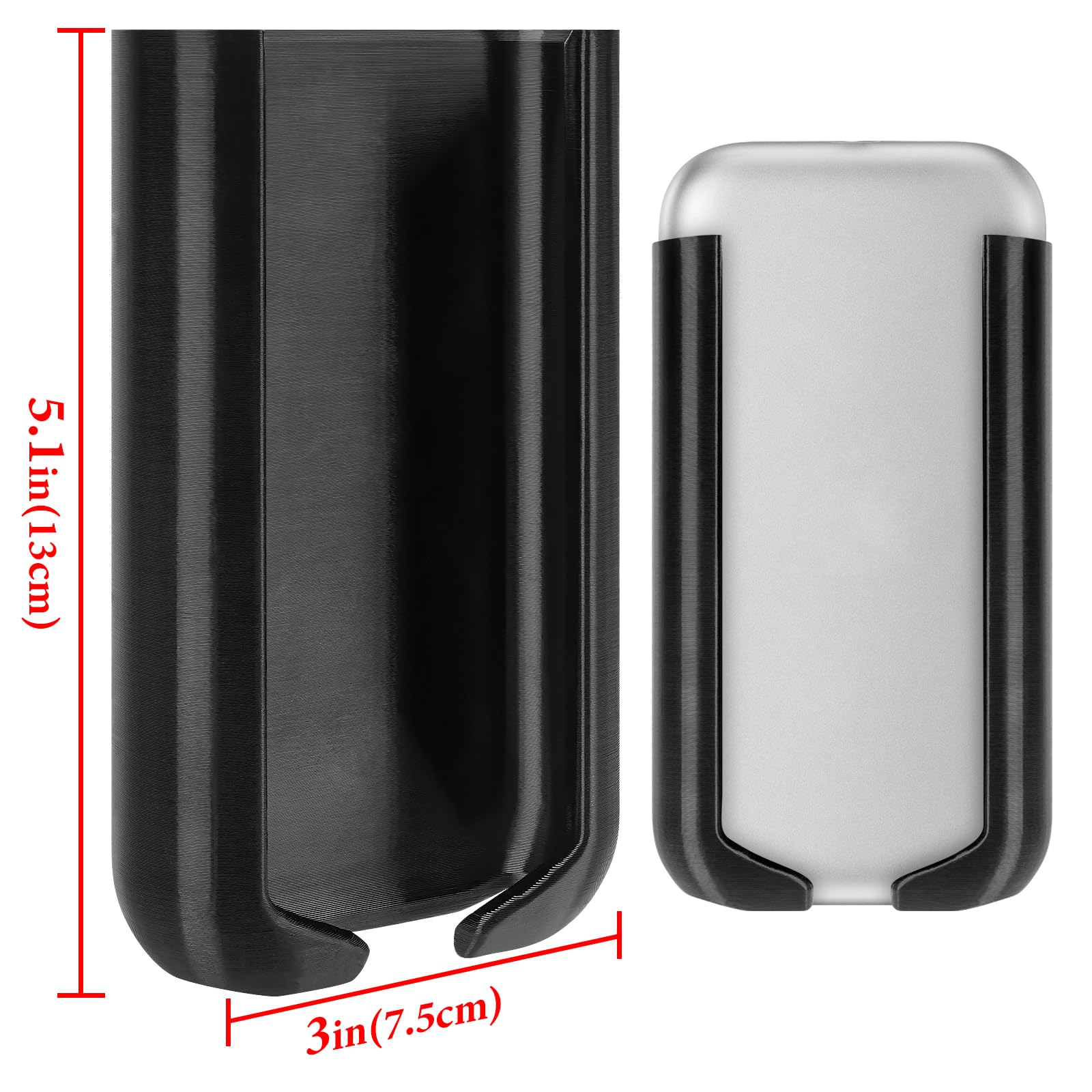 Geekria VR Battery Holder for Apple Vision Pro - Portable Power Bank Belt Clip, Shockproof Battery Protector Accessories to Extend VR Headset Playtime (Black) | Ideal for VR Gaming, Travel & Extended Reality Experiences