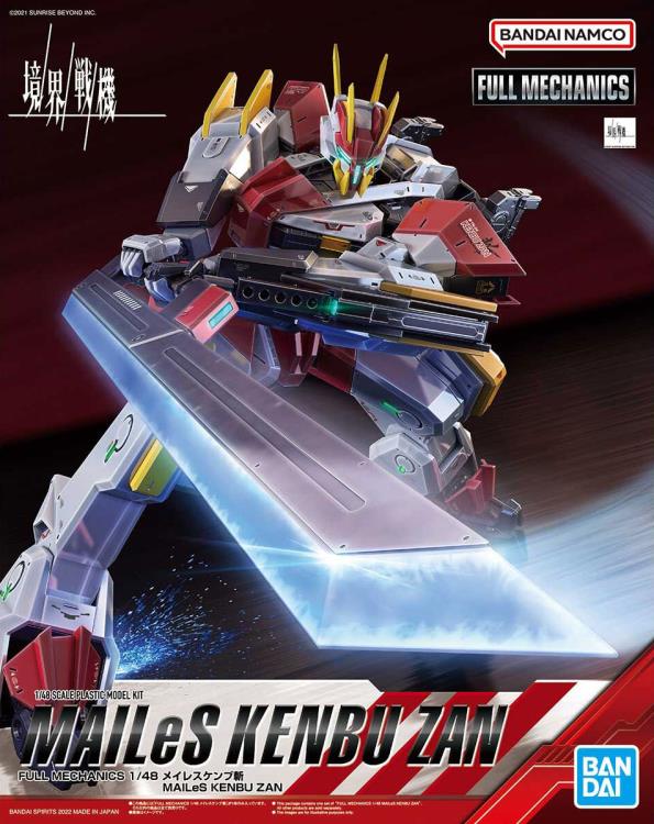 Bandai 1/48 Full Mechanics AMAIM MAILeS Kenbu Zan Model Kit - High-Quality Anime Robot Building Set for Collectors & Hobbyists - Perfect for Display, Gifts, and DIY Projects