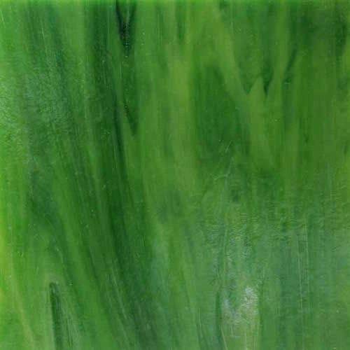 Wissmach Stained Glass Sheet - Dark Green Dense Opal (8x12 Inches) for DIY Art Projects, Window Decor & Mosaic Crafts | Premium Quality by BiNARi Glass Studio