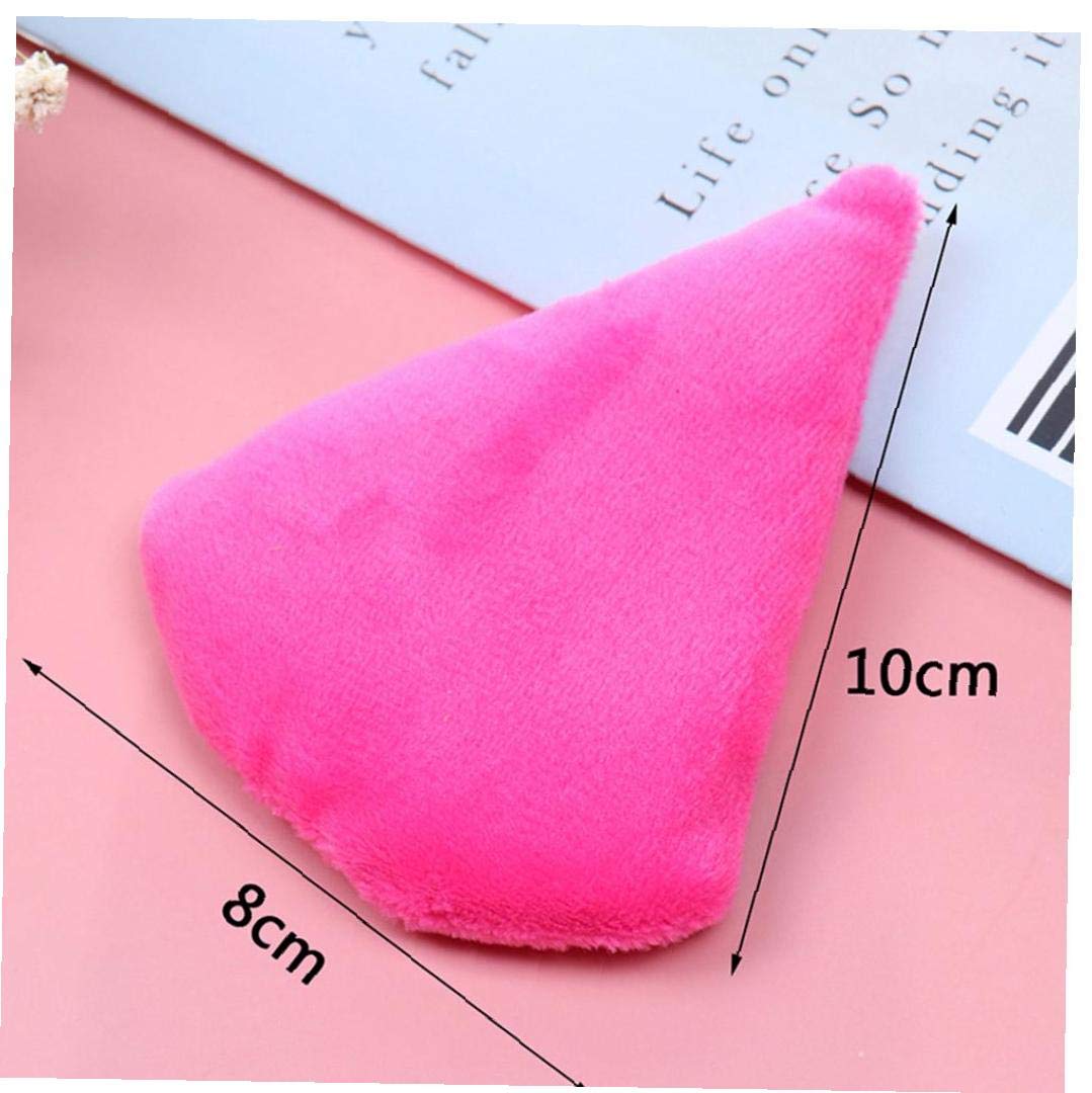 Triangle Shape Powder Puff with Strap - Professional Makeup Sponge for Powder Foundation, Contouring, Loose & Body Powder, Concealer Application - Perfect for Travel & Everyday Makeup Routine