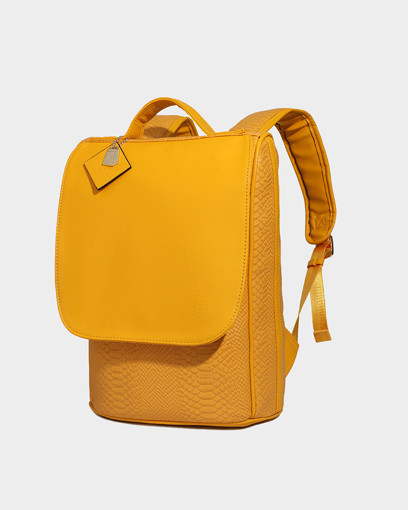 Apollo 1 Kids Backpack for School - Waterproof Mustard Yellow Backpack with Adjustable Straps, Lightweight Durable Bookbag for Boys & Girls - Perfect for Elementary Students, Daycare & Travel