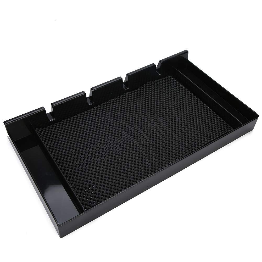 Professional Barber Clipper Tray - Anti-Slip Black Salon Organizer with 4 Notches, Razor Case & Hair Trimmer Holder for Stylists | Perfect for Salon Countertops, Mobile Barbers & Home Grooming Stations