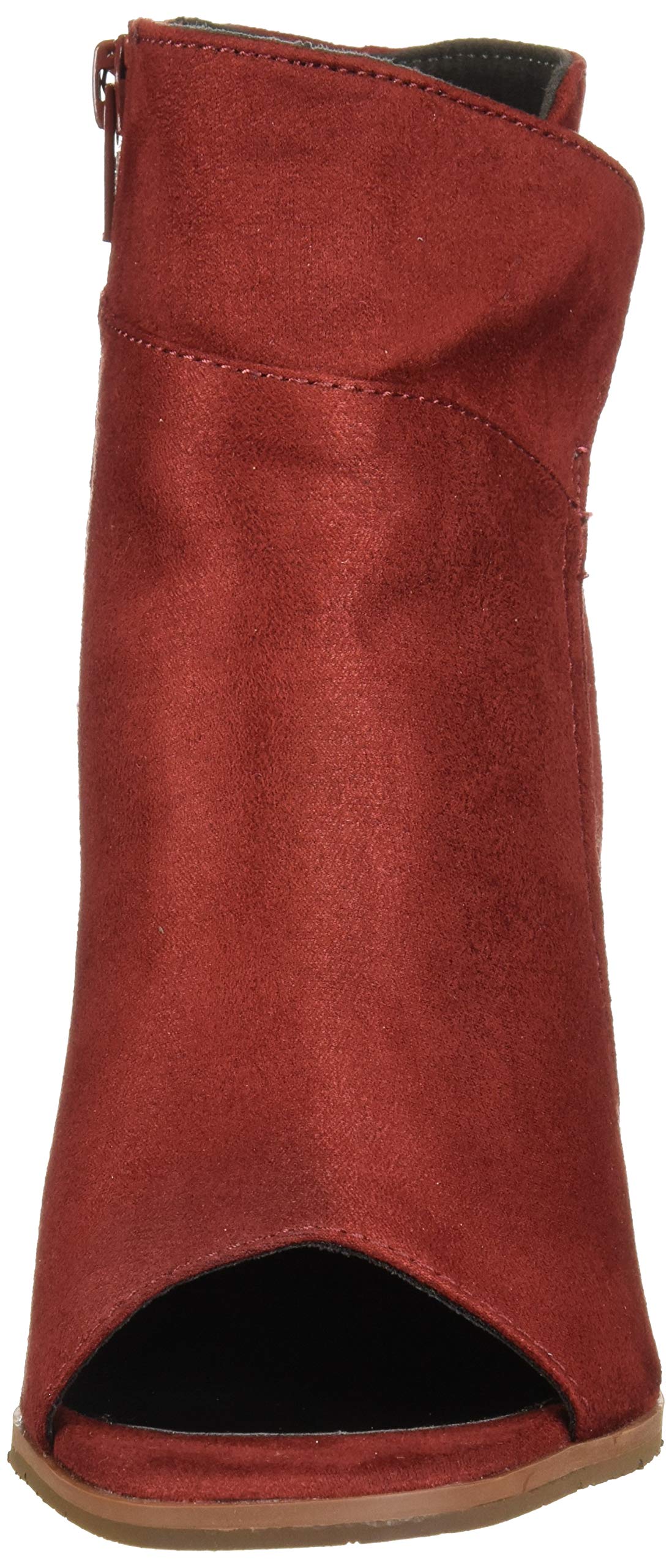 BC Footwear Women's Scale Ankle Boot - Comfortable Chunky Heel Booties for Women | Fashionable Fall & Winter Shoes | Perfect for Office, Date Night & Casual Outfits