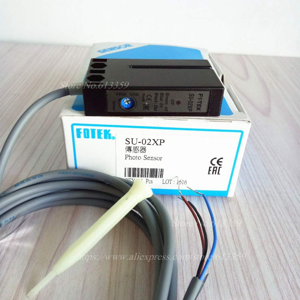 FOTEK SU-02XP PNP NO High-Speed U-Type Photoelectric Label Sensor Switch - 100% New Original - Ideal for Packaging, Automation & Industrial Label Detection Systems