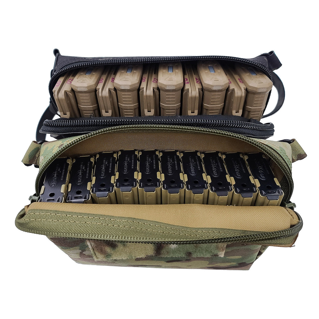 Esstac Mag Bag 300 - 10 Magazine Pouch Tactical Gear for AR15, AK47, Pistols - Perfect for Range Training, Hunting & Military Use