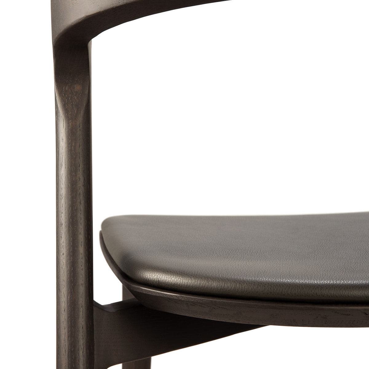 Premium Bok Leather Dining Chair - Modern & Comfortable Upholstered Seat for Home, Restaurant, or Office - Perfect for Elegant Dining Rooms, Kitchen Tables, and Conference Areas
