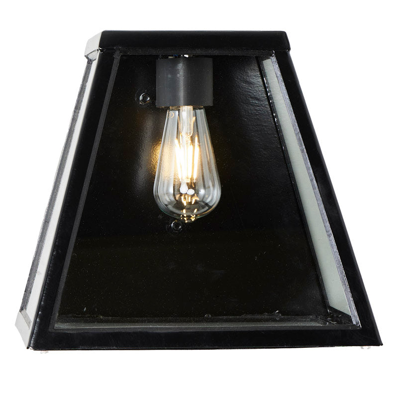 Apsley 1Lt Outdoor Bulkhead Light - Galvanized Steel Waterproof Wall Light for Patio, Garden, Garage & Exterior Security Lighting