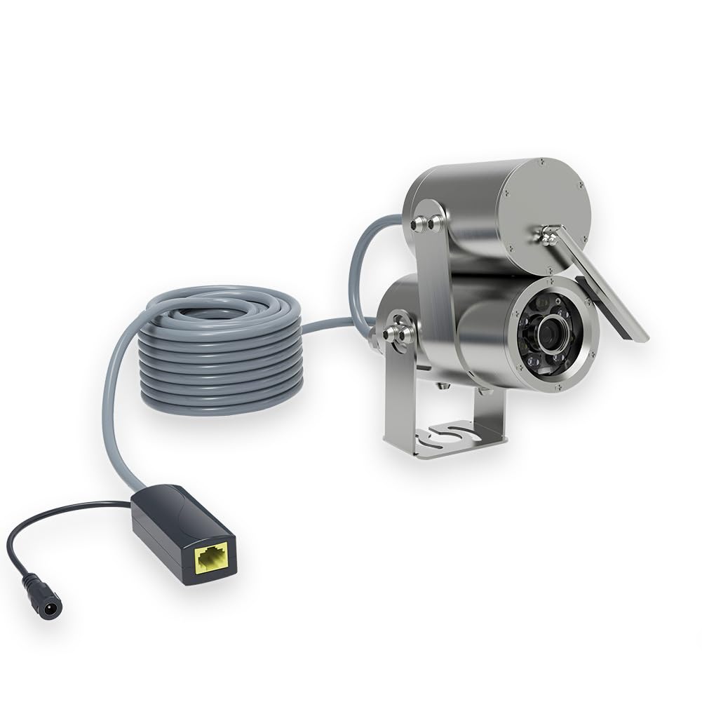 Barlus 1080P HD Underwater Camera - 60FPS Electric Focus for Aquaculture & Marine Monitoring | 32ft Cable