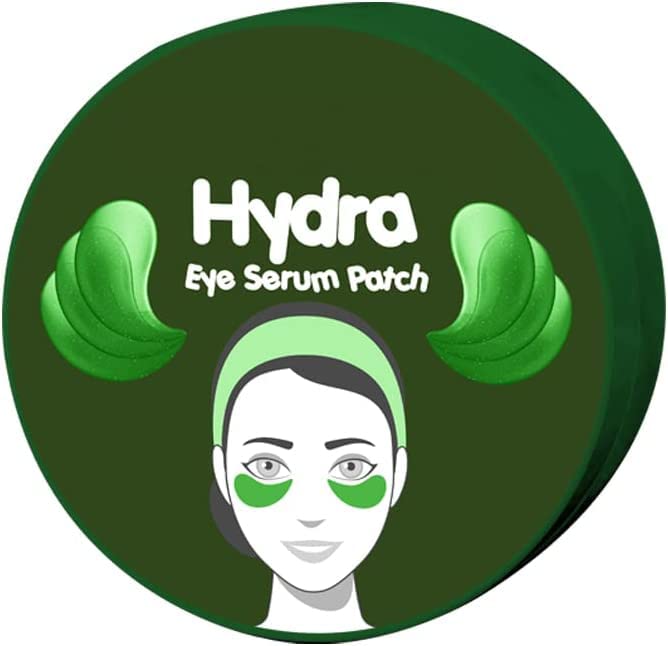 Hydra Under Eye Serum Patches - Dark Circle & Puffiness Treatment, Anti-Wrinkle Eye Masks for Fine Lines (60 Patches/30 Pairs) - Perfect for Morning Skincare Routine & Travel Essentials