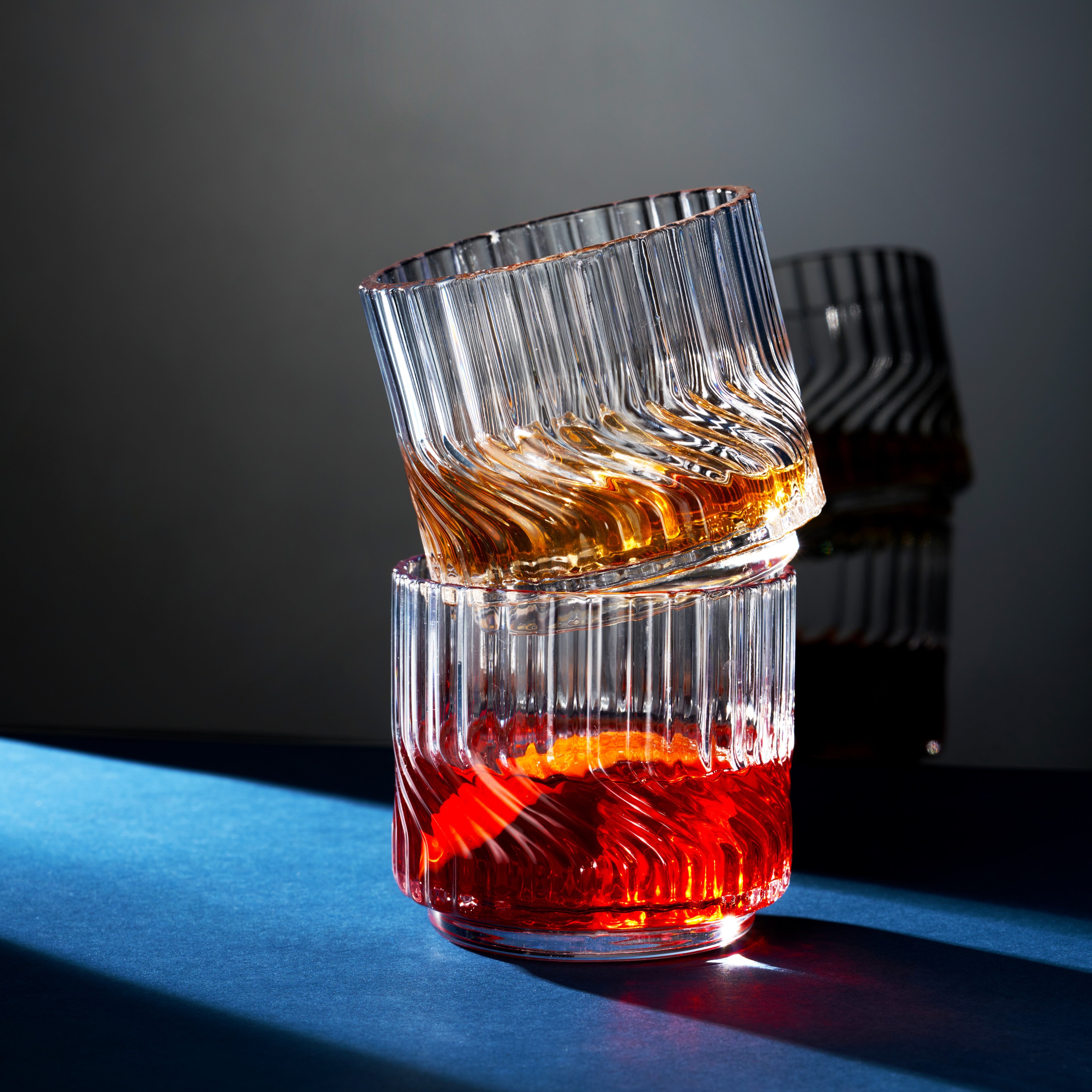 Premium Zephyr Crystal Lowball Tumblers Set of 2 - Elegant Whiskey Glasses for Bourbon, Scotch & Cocktails - Perfect for Home Bar, Gifts & Entertaining