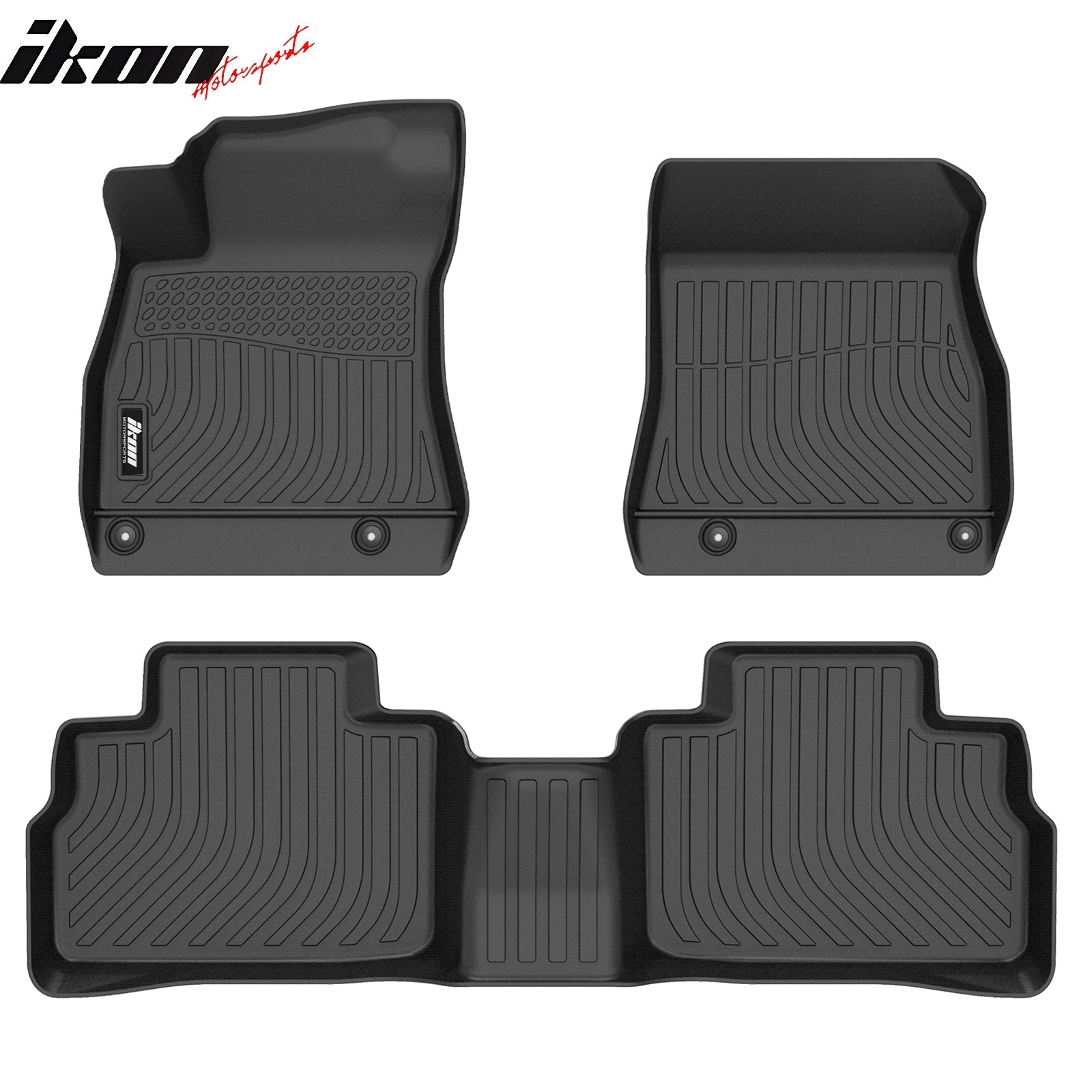 2020-2025 Nissan Sentra All-Weather Floor Mats - Custom Fit 3PC Set TPE Thermo Plastic Elastomer Front & Rear Liners - Durable Protection for Mud, Snow & Spills - Perfect for Daily Commute & Road Trips