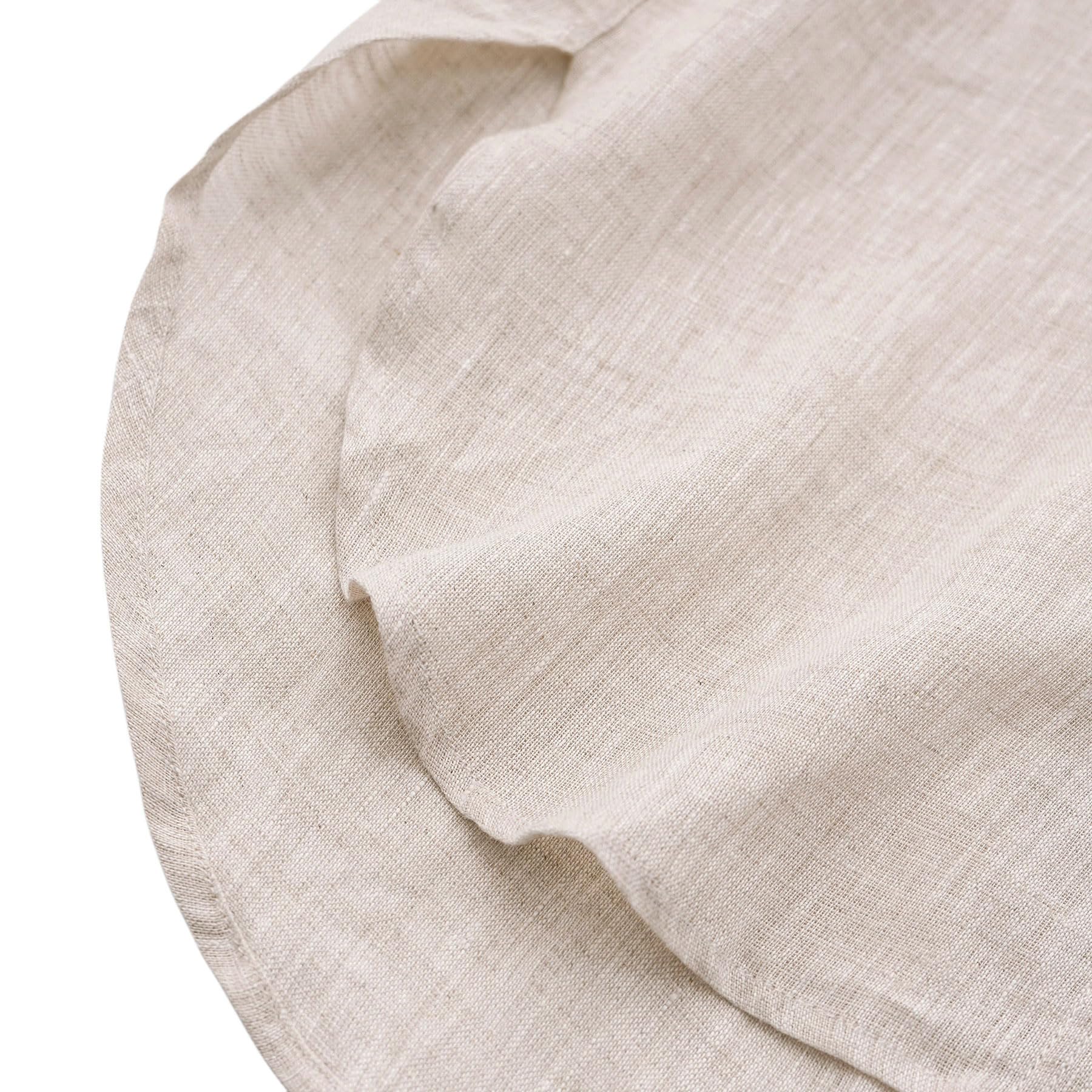 Amazhiyu Women's 100% Linen 3/4 Sleeve Button Down Shirt - Breathable Summer Blouse with High-Low Hem for Casual Outings, Beach Wear & Office Attire