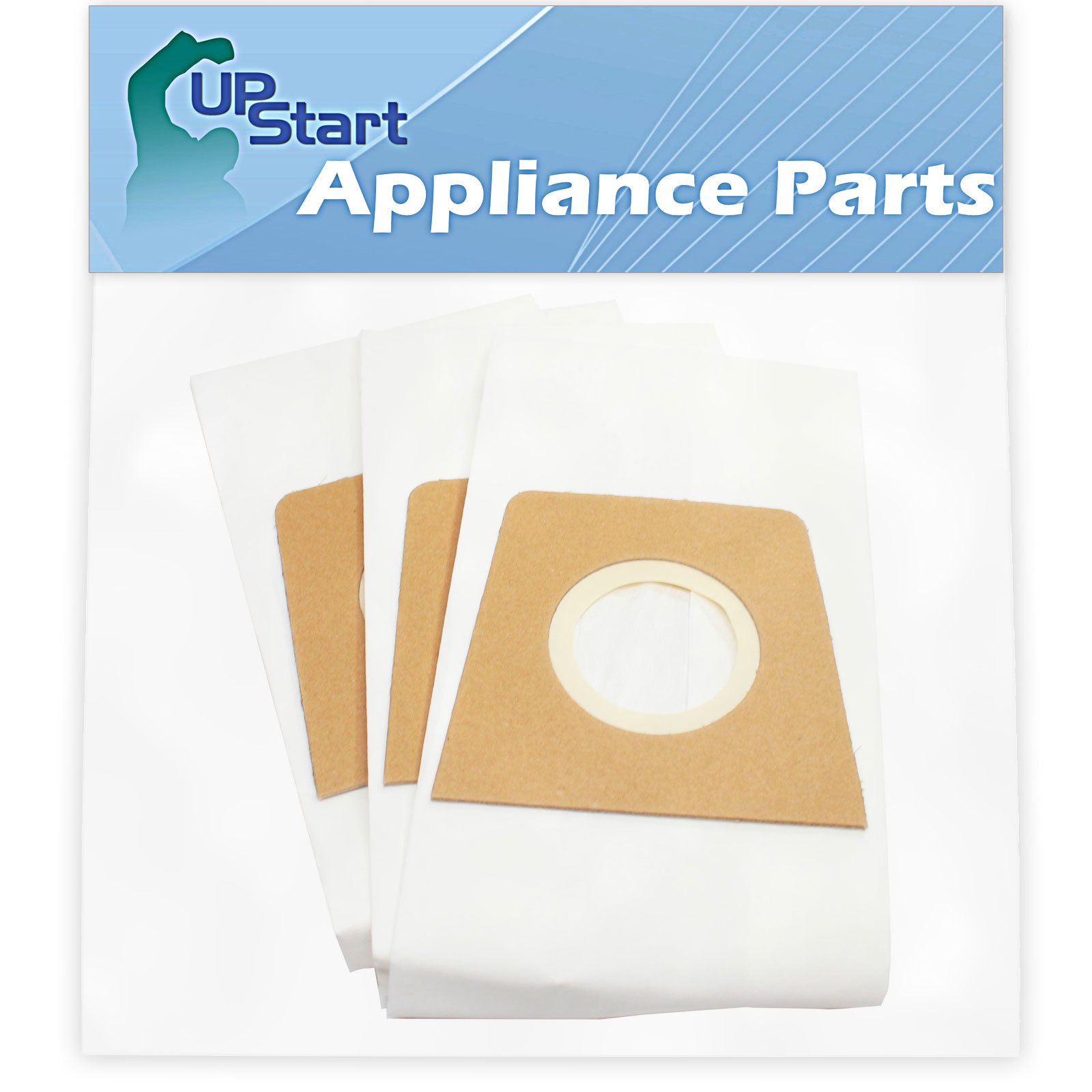 UpStart Replacement Vacuum Bags for Dirt Devil 40100526, 3920047001, 3920048001 & Type U - 3 Pack | Compatible with Dirt Devil Vacuums | Perfect for Home Cleaning, Pet Hair & Allergen Removal