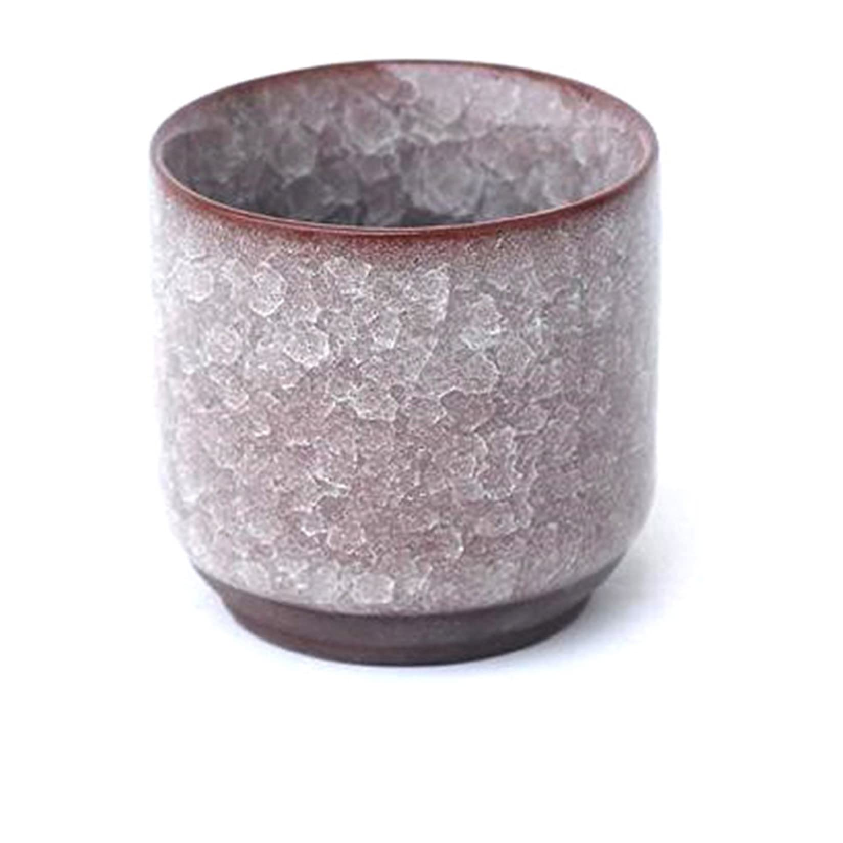 Creative Ice Crack Glaze Ceramic Succulent Planter - Desktop Cactus Flower Pots with Unique Cracked Design, Porcelain Plant Containers for Home Office Decor, Wedding Centerpieces & Gift Ideas