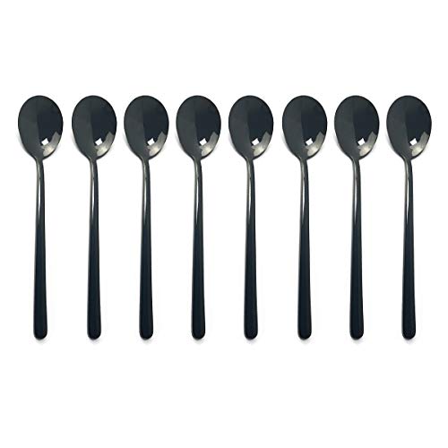 Black Dinner Spoon 8p