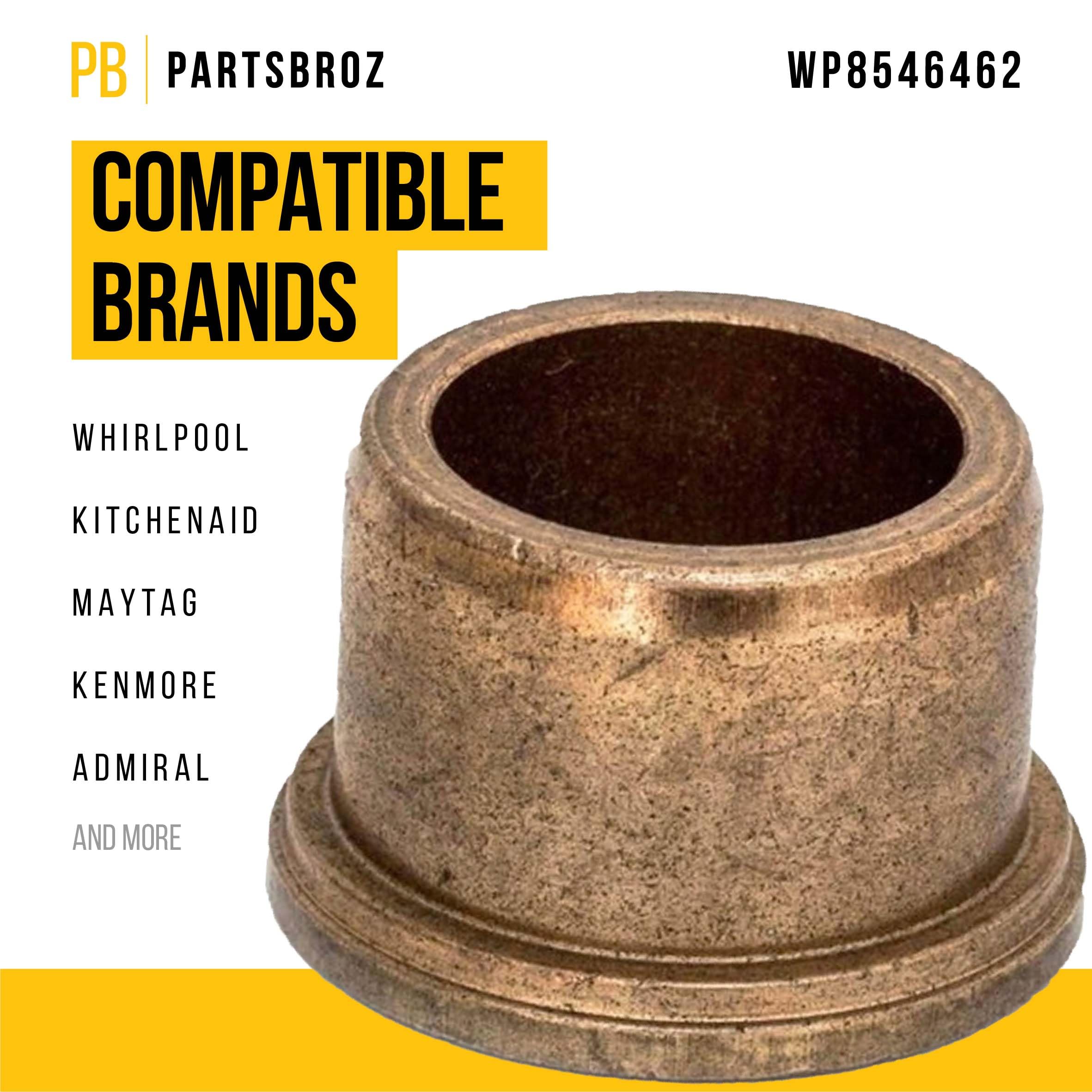 **WP8546462 Spin Tube Bearing - Compatible with Whirlpool, Kenmore, KitchenAid, Roper Washing Machines - Replaces AP6013147, 8546462, 1180081, 62703, PS11746369 - Durable Washer Replacement Part for Smooth Laundry Cycles**    *(Use Case: Perfect for repairing or replacing worn-out spin tube bearings in Whirlpool, Kenmore, and other compatible washers to restore quiet, efficient spinning during laundry loads.)*