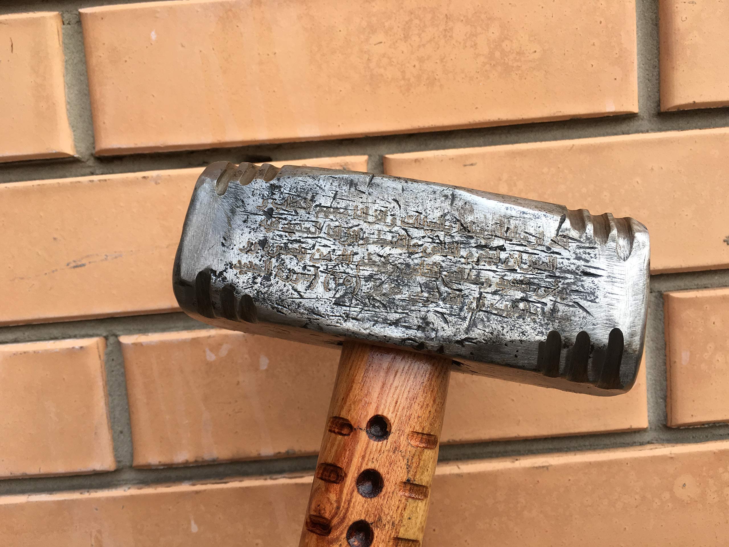 Hand Forged Blacksmith Hammer - Premium Iron Viking Hammer for Men, Unique Wedding Shower & Bridal Party Gift - Perfect for DIY Projects, Woodworking & Norse Decor