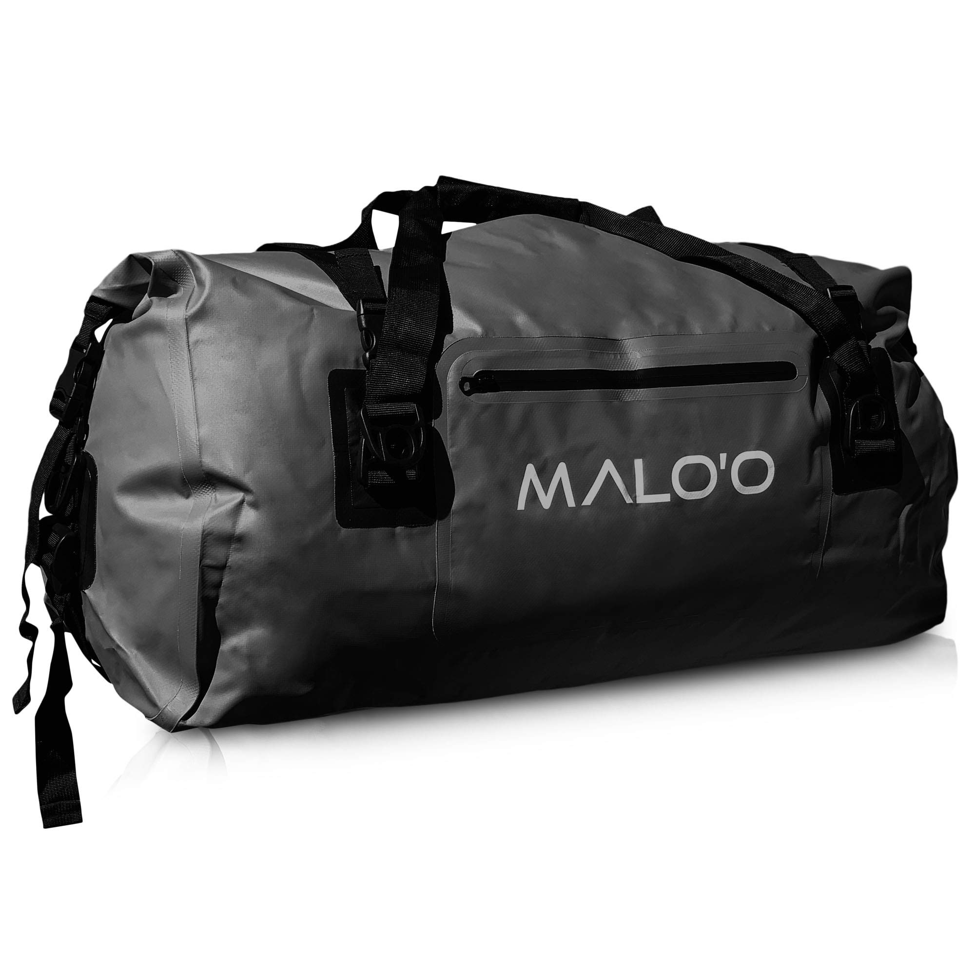 **Malo'o Waterproof Dry Bag Duffel 40L/60L/100L - Roll Top Design for Kayaking, Rafting, Boating, Swimming, Camping, Hiking, Beach & Fishing - Internal & External Pockets with Molle Loops - Keep Gear Dry for Outdoor Adventures**