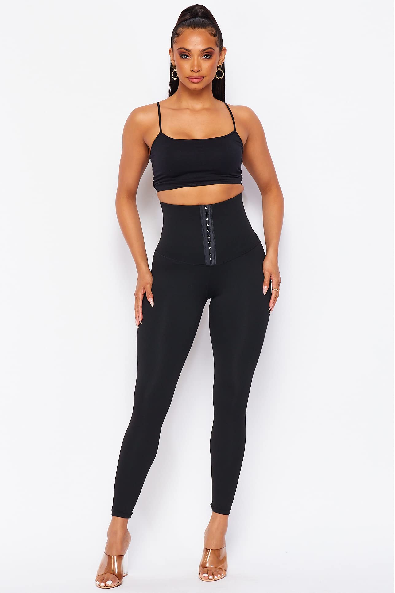 Stylish High Waist Yoga Leggings for Women - Sexy Cut-Out Design, Stretchy Workout Pants for Fitness & Running | Perfect for Gym, Yoga, and Casual Wear