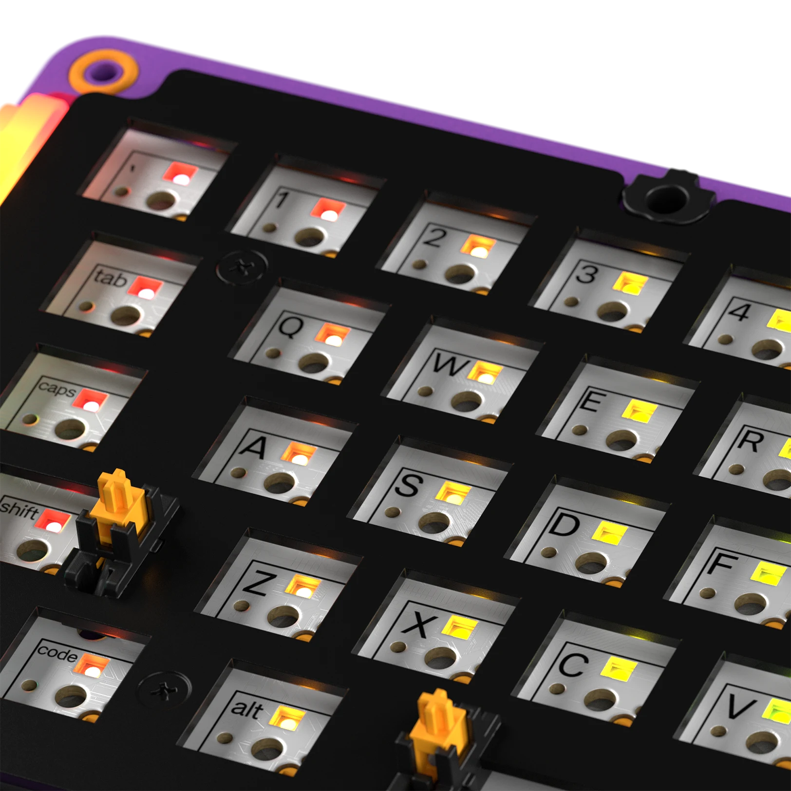 GMMK 3 65% Mechanical Keyboard Bottom Case - Limited Edition Metal Synth Purple for Gaming & Typing | Perfect for PC Setup & Custom Keyboard Builds