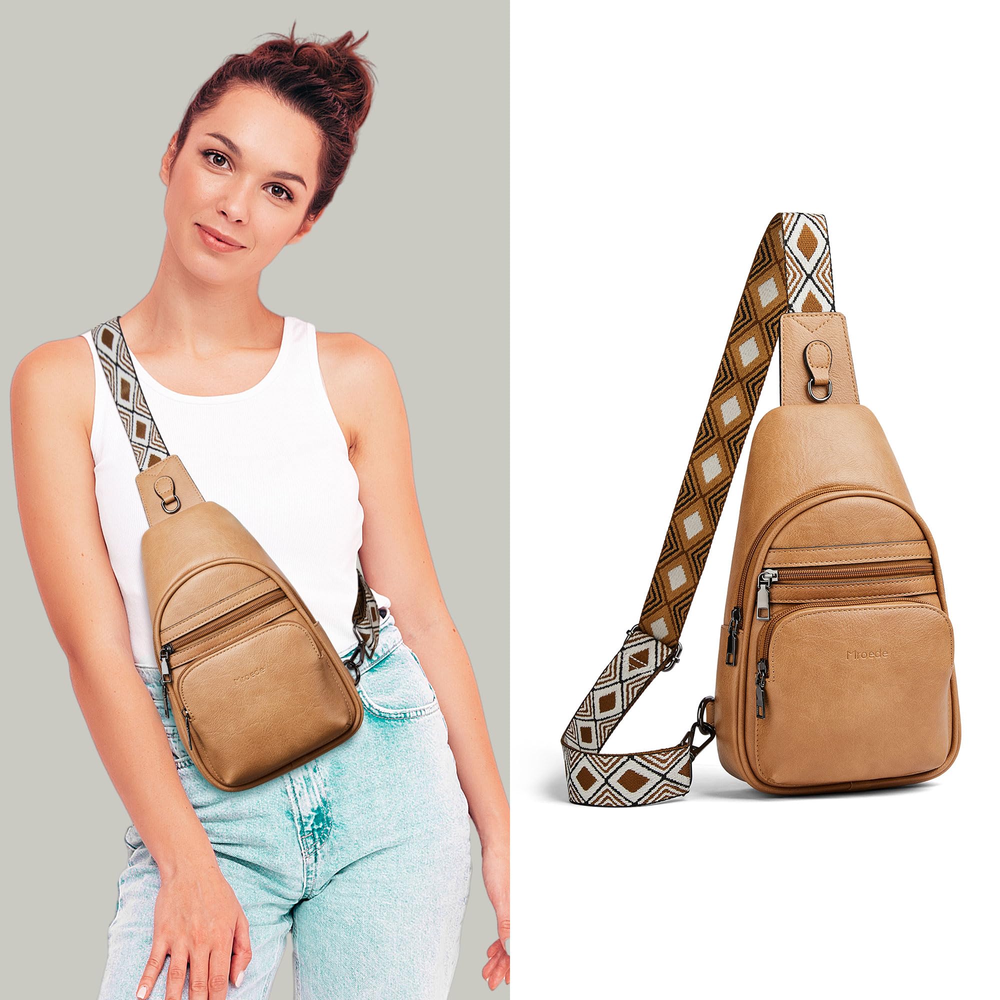 Women's Sling Bag Crossbody Purse for Travel & Shopping