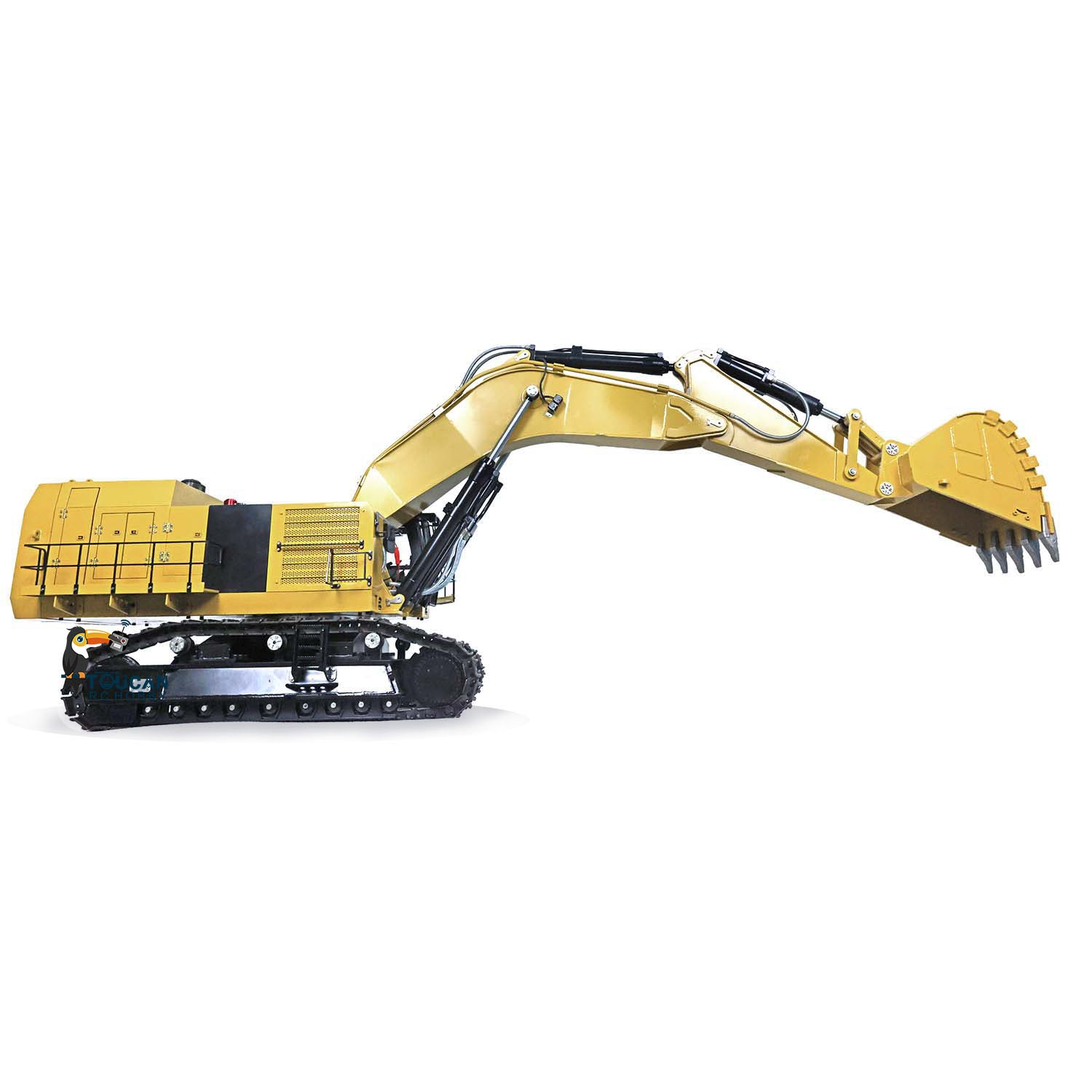 1/14 Scale 63KG 6015B Metal Hydraulic RC Excavator with LCD Display - 360° Rotation, Pre-Assembled Body - Perfect for Construction Simulation & Heavy Duty Play