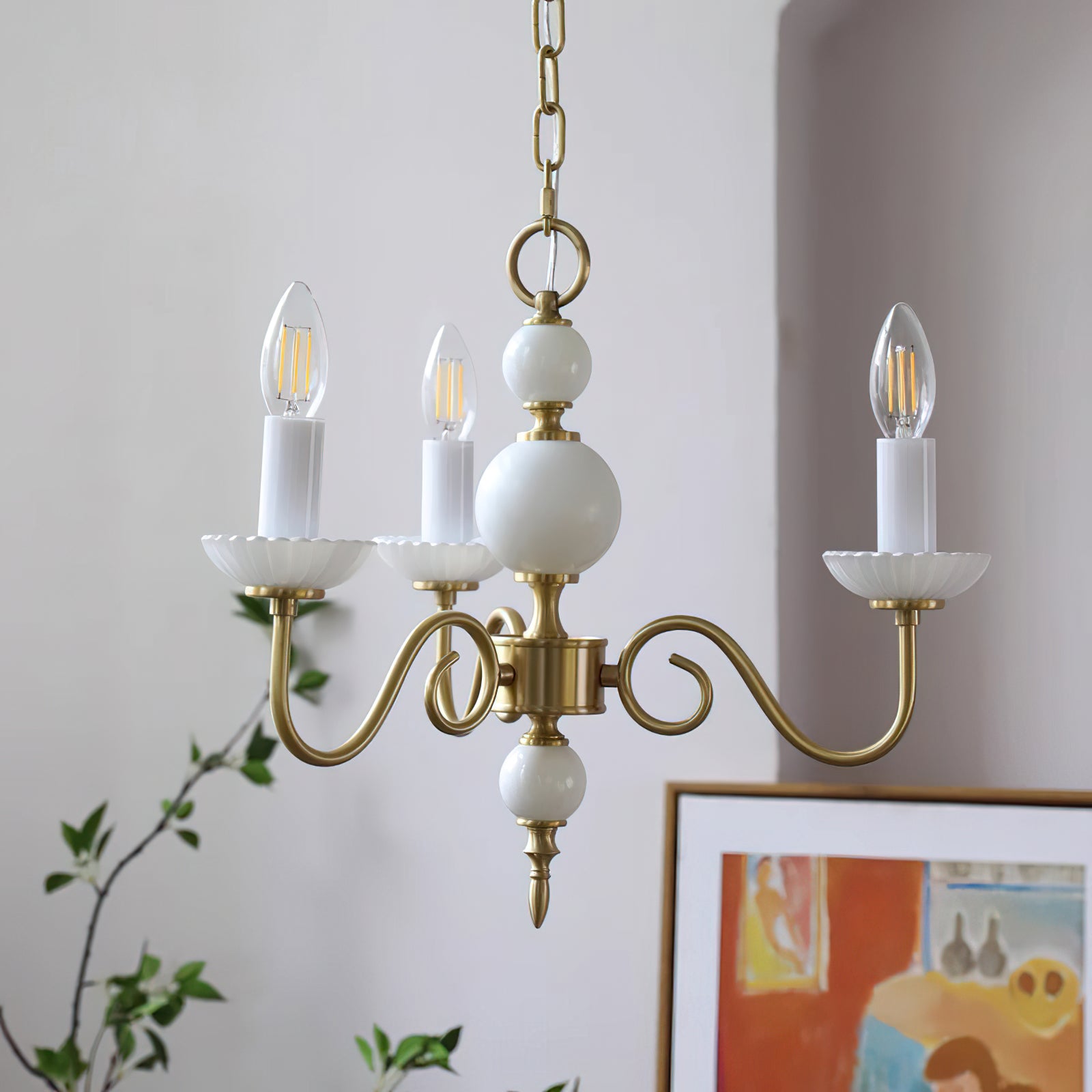 Carlita Chandelier - Elegant Crystal Ceiling Light Fixture for Dining Room, Living Room & Bedroom | Modern Home Decor Lighting