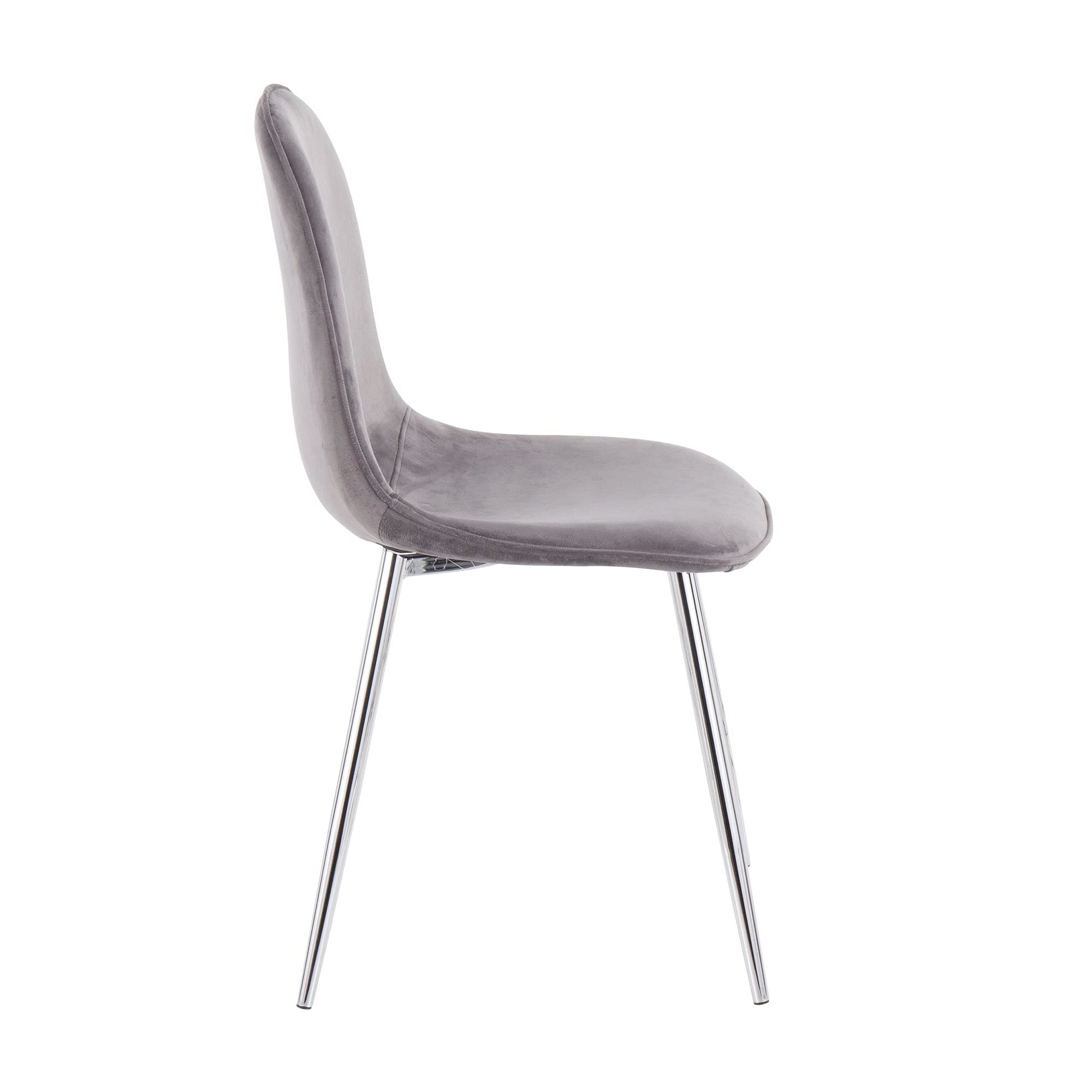 LumiSource Pebble Chair - Modern Upholstered Dining Chairs Set of 2, Comfortable Kitchen Chairs for Dining Table - Perfect for Small Spaces, Breakfast Nooks & Contemporary Home Decor