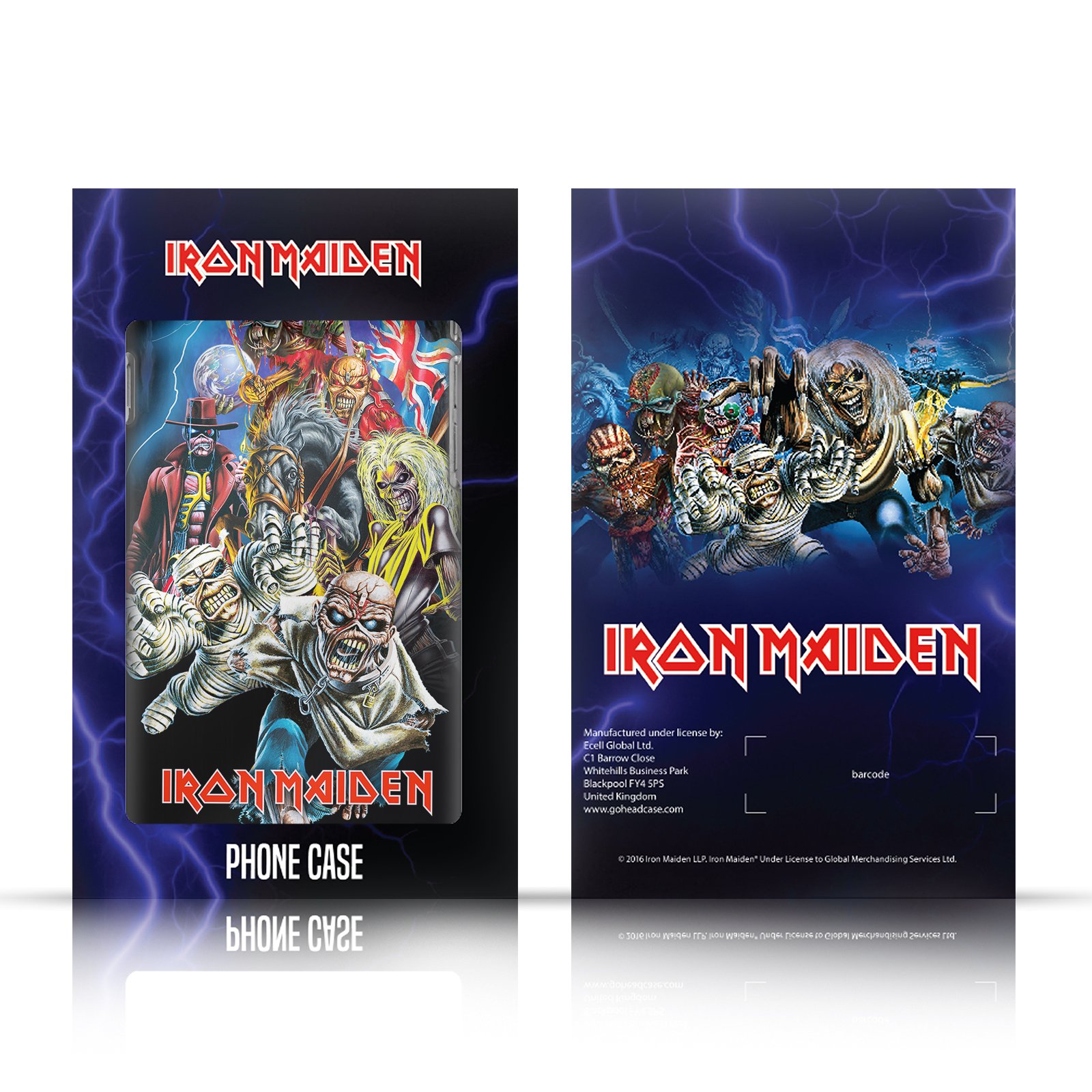 Official Iron Maiden No Prayer Album Cover Soft Gel Case for iPhone 12 Pro Max - Licensed Music Accessory for Fans, Concert Merch & Rock Band Collectors - Perfect for Daily Use, Concerts & Music Events
