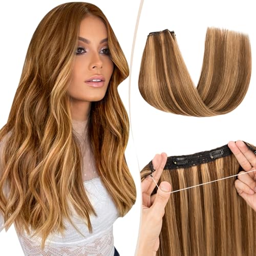 medium brown mixed dark blonde #4&27