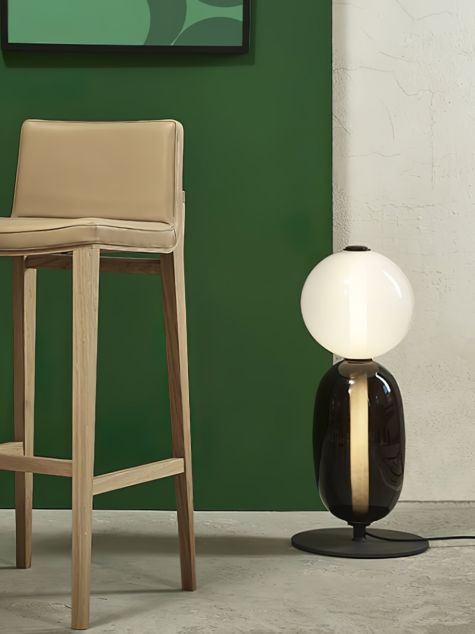 Elegant Candied Glass Table Lamp - Modern Home Decor for Living Room, Bedroom & Office - Soft Ambient Lighting for Relaxation & Cozy Atmosphere