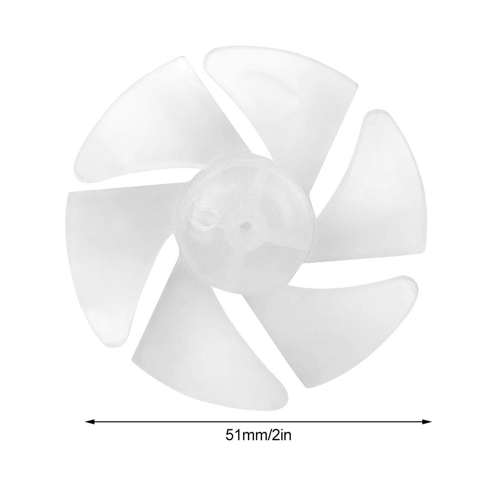 10pcs Mini Desk Replacement Fan Blades - Small Plastic Hair Dryer Fan Blades for Hair Dryer Motor Repair & DIY Projects - Perfect for Home, Office, and Beauty Salon Use