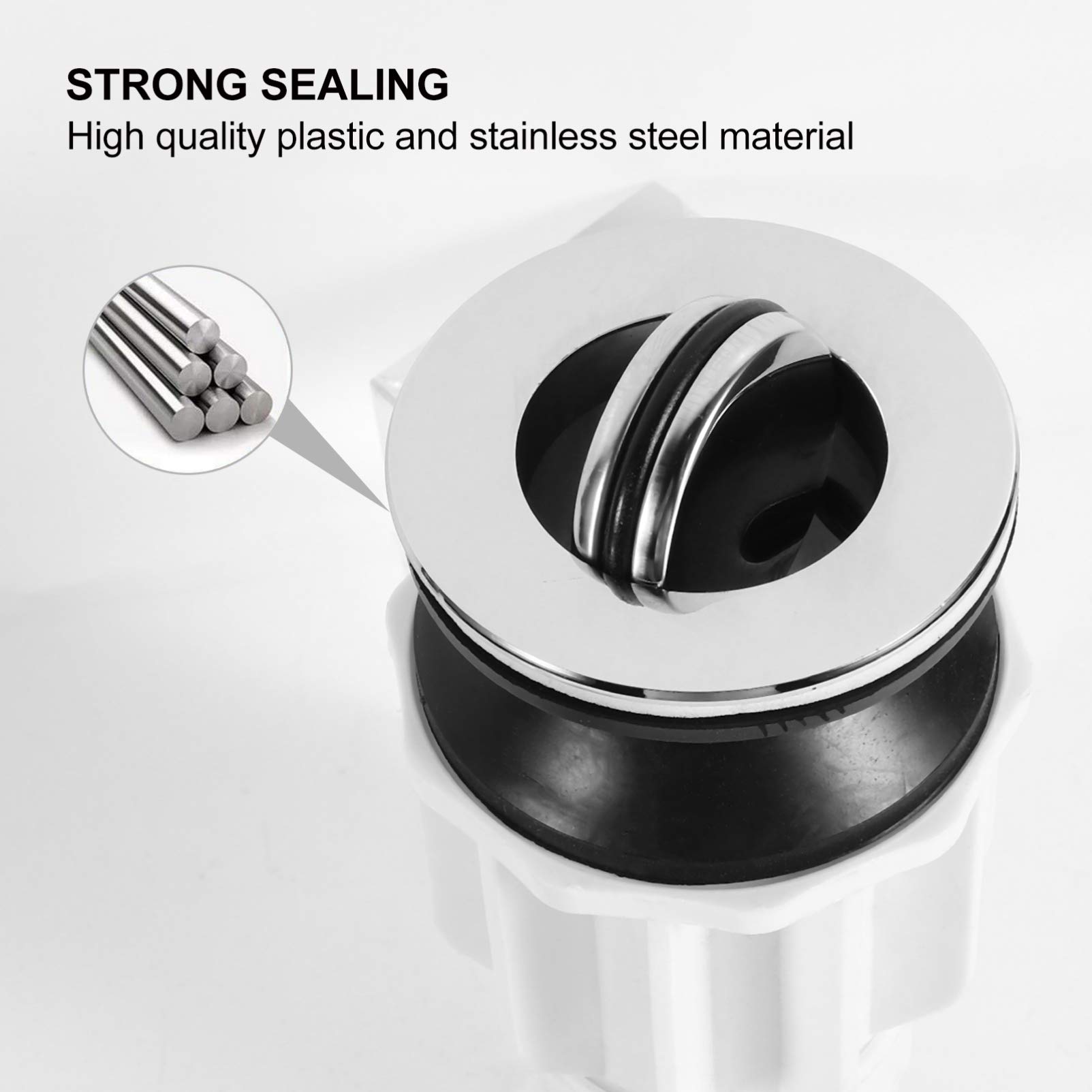 DOITOOL Retractable Hose for Kitchen & Bathroom Sink Drain - Flexible Plastic Tubing for Easy Cleaning
