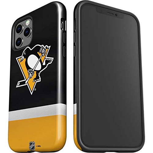 Skinit Impact Phone Case for iPhone 12 Pro Max - Officially Licensed NHL Pittsburgh Penguins Jersey Design | Durable Protection & Stylish Sports Fan Accessory | Perfect for Hockey Games, Daily Use & Gift Giving