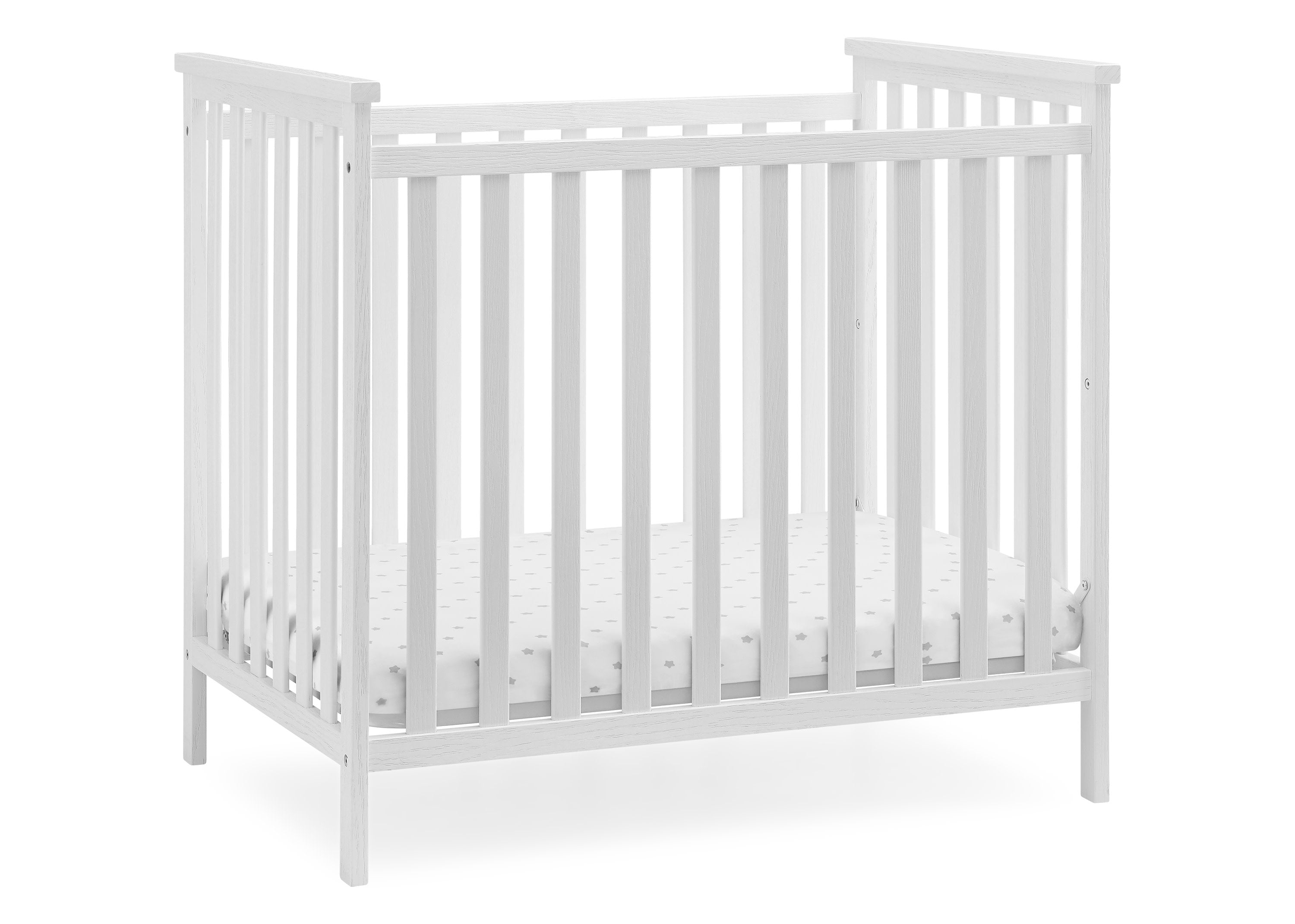 Middleton Mini Crib with 2.75 Inch Mattress - Portable Baby Crib for Small Spaces, Nursery & Travel | Perfect for Apartments, Daycare & Grandparents' House