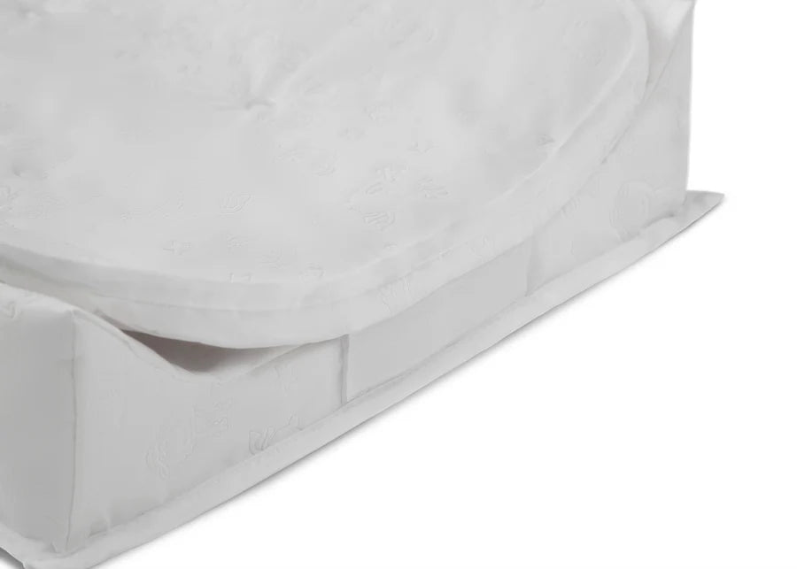 2 in 1 Deluxe Pillow Top Changing Pad & Portable Baby Changing Mat - Waterproof, Soft & Travel-Friendly for Nursery, Diaper Bag & On-the-Go Parents