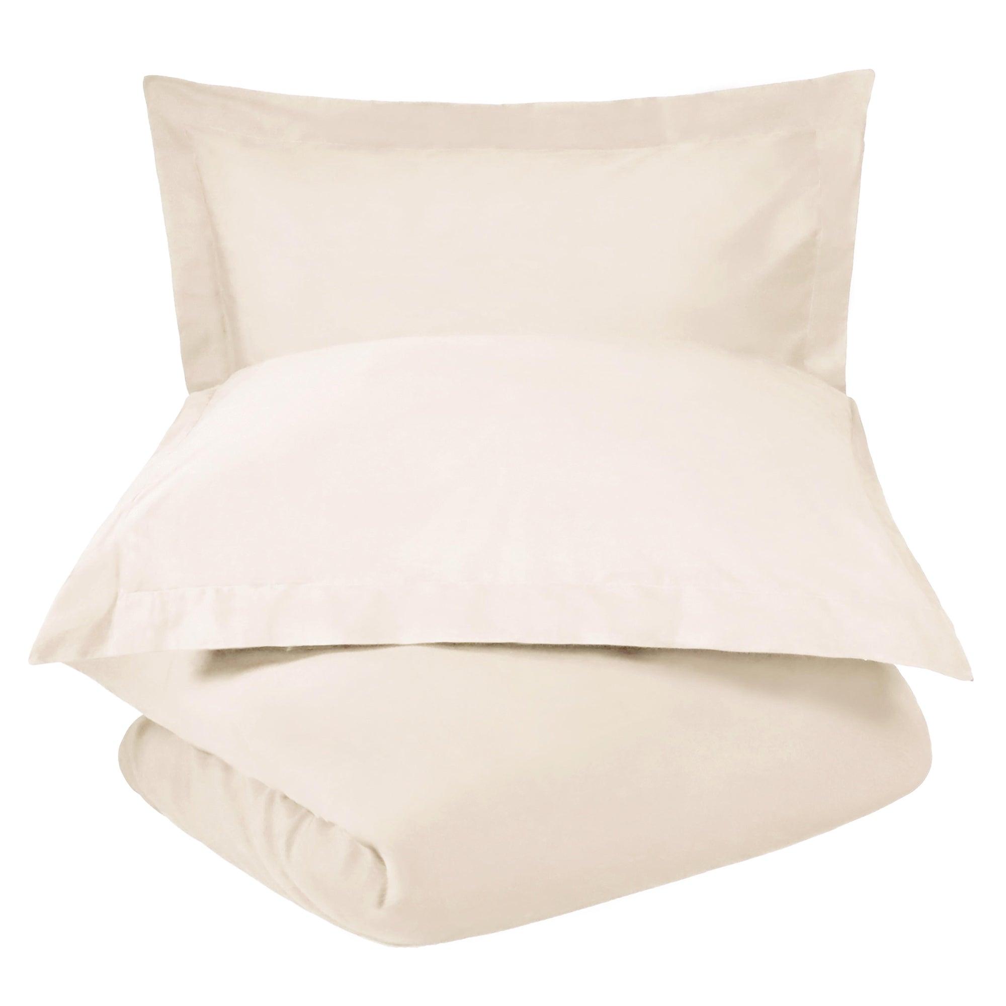 Premium 600 Thread Count Cotton Blend Duvet Cover Set - Soft, Breathable & Hypoallergenic Bedding for Luxury Hotels & Cozy Home Bedrooms