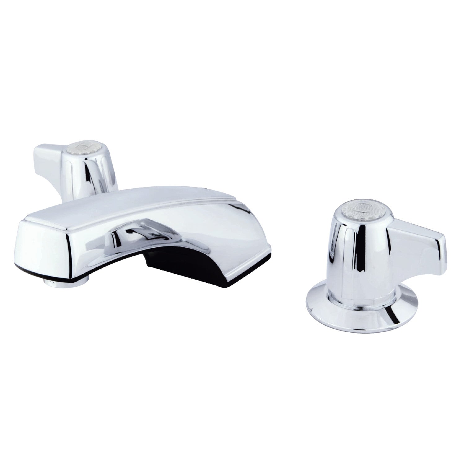 Americana KB920LP Two Handle 3 Hole Widespread Bathroom Sink Faucet in Polished Chrome - Perfect for Modern Vanities and Bathroom Renovations