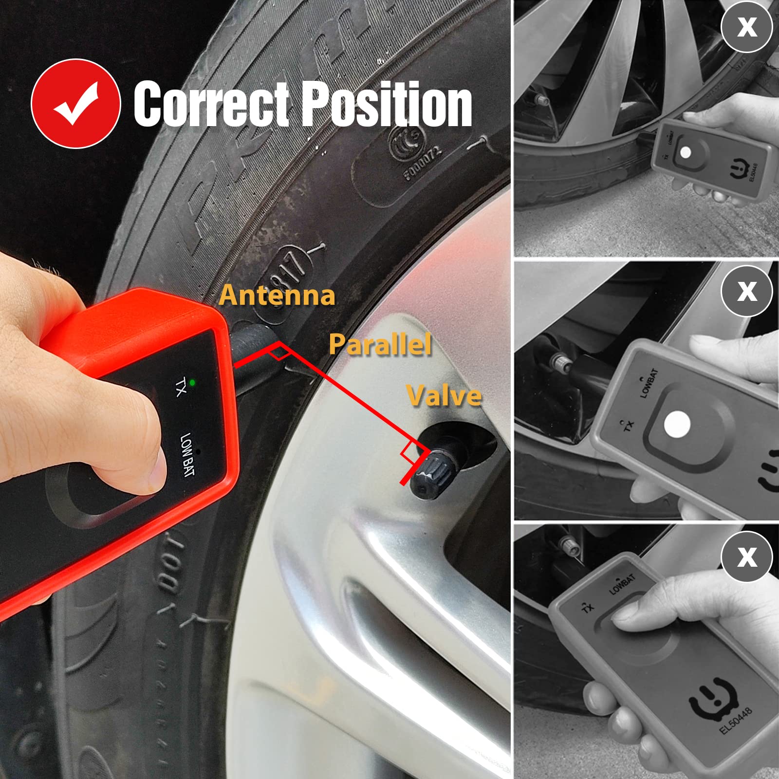 EL-50448 TPMS Reset Tool for GM Vehicles 2006-2024 | OBDResource TPMS Relearn Tool for GMC, Chevy, Buick, Cadillac | Upgraded Tire Pressure Monitor System Sensor | Professional Auto Diagnostic Tool for Mechanics & DIY Car Maintenance