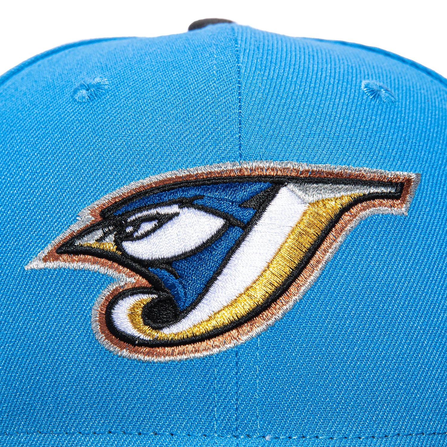 New Era 59Fifty Toronto Blue Jays 30th Anniversary Patch Hat - Light Blue & Graphite Adjustable Baseball Cap for Men | MLB Fan Gear, Sports Events & Casual Wear