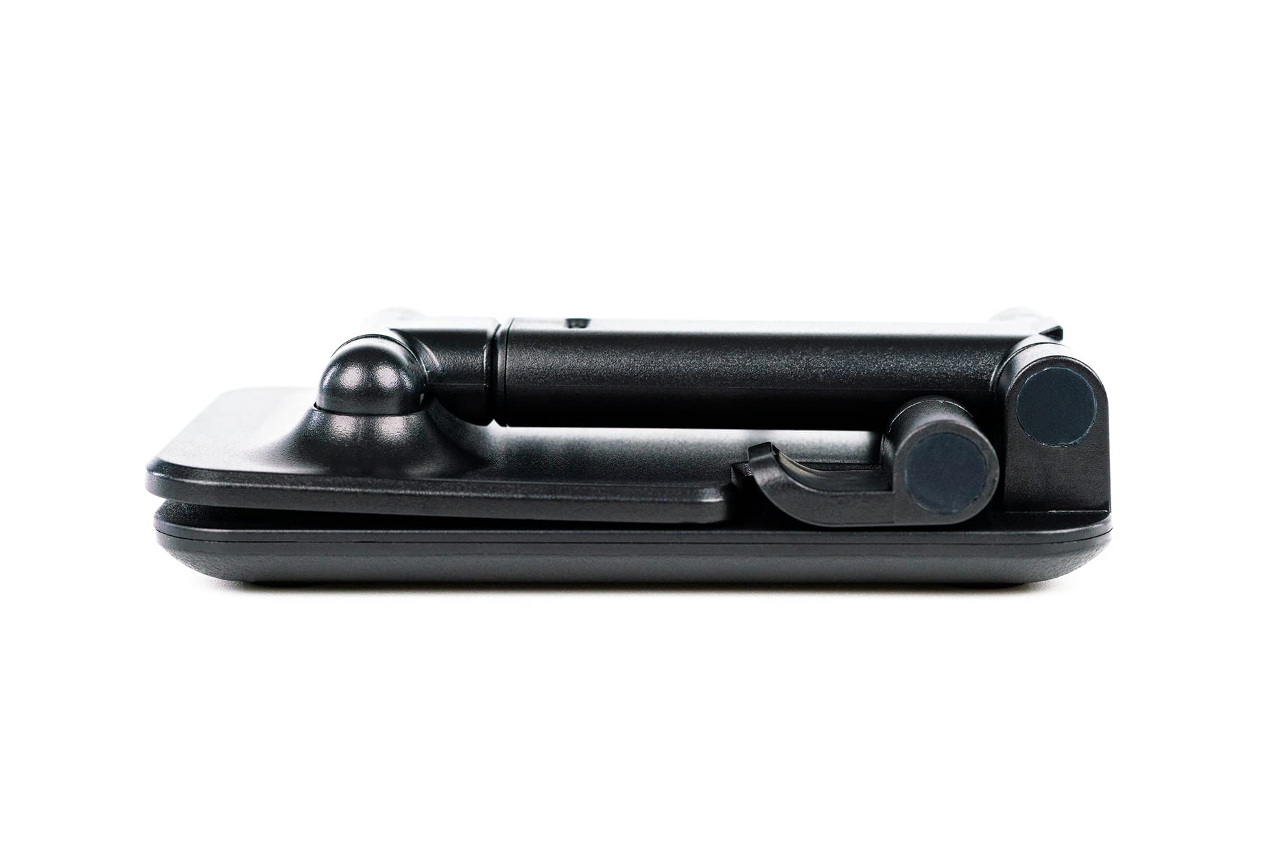Foldable Phone Stand for Desk - Universal Holder Compatible with All Smartphones, Tablets & Nintendo Switch | Black Single Bar Design | Perfect for Office, Kitchen & Gaming Setup | Great Gift Idea for Tech Lovers