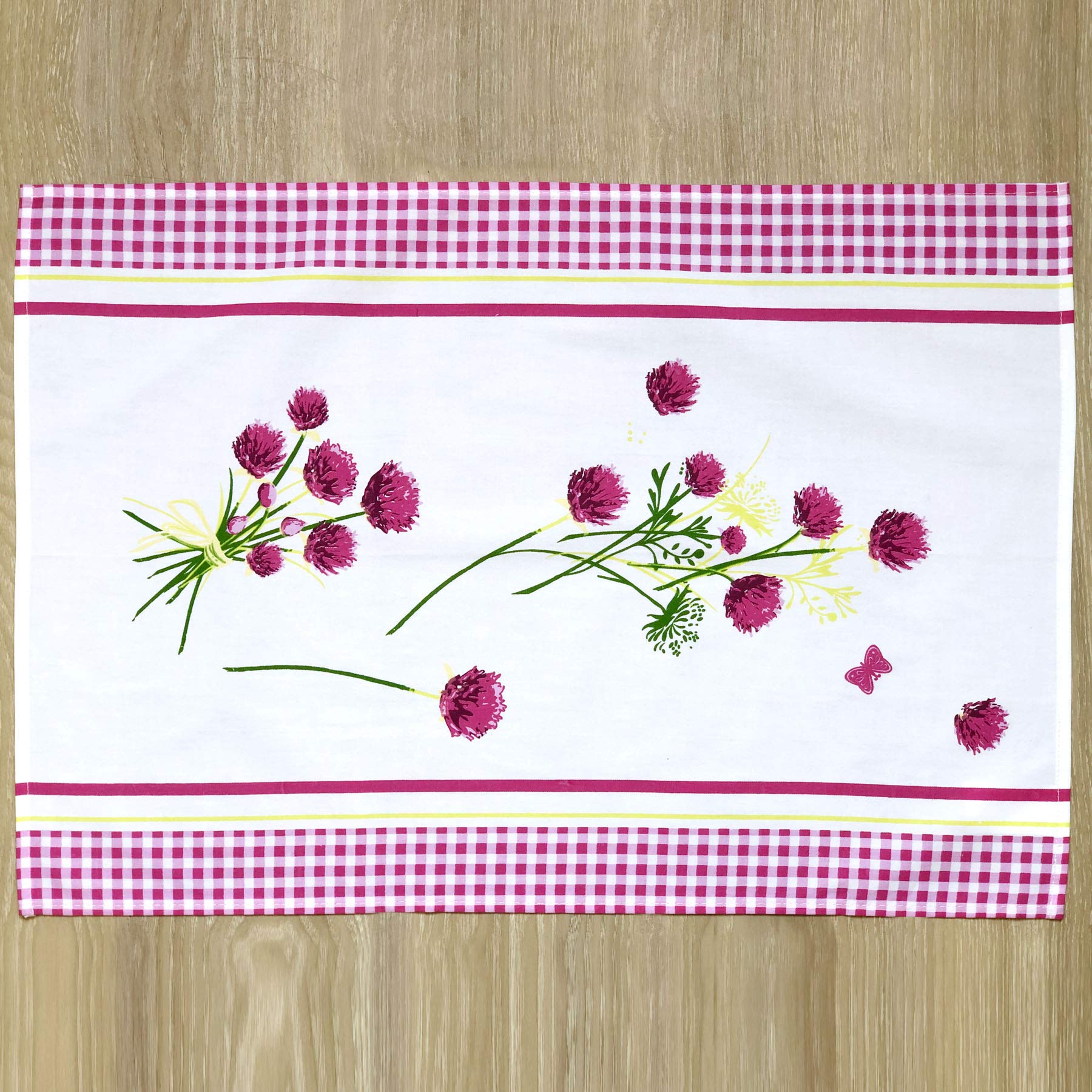 CAIT CHAPMAN HOME COLLECTION Premium Cotton Dish Towels & Tea Towels - Ultra Soft, Highly Absorbent Kitchen Towels (Set of 2, Printed Designs) - Perfect for Drying Dishes, Cleaning Countertops & Decorating Your Kitchen