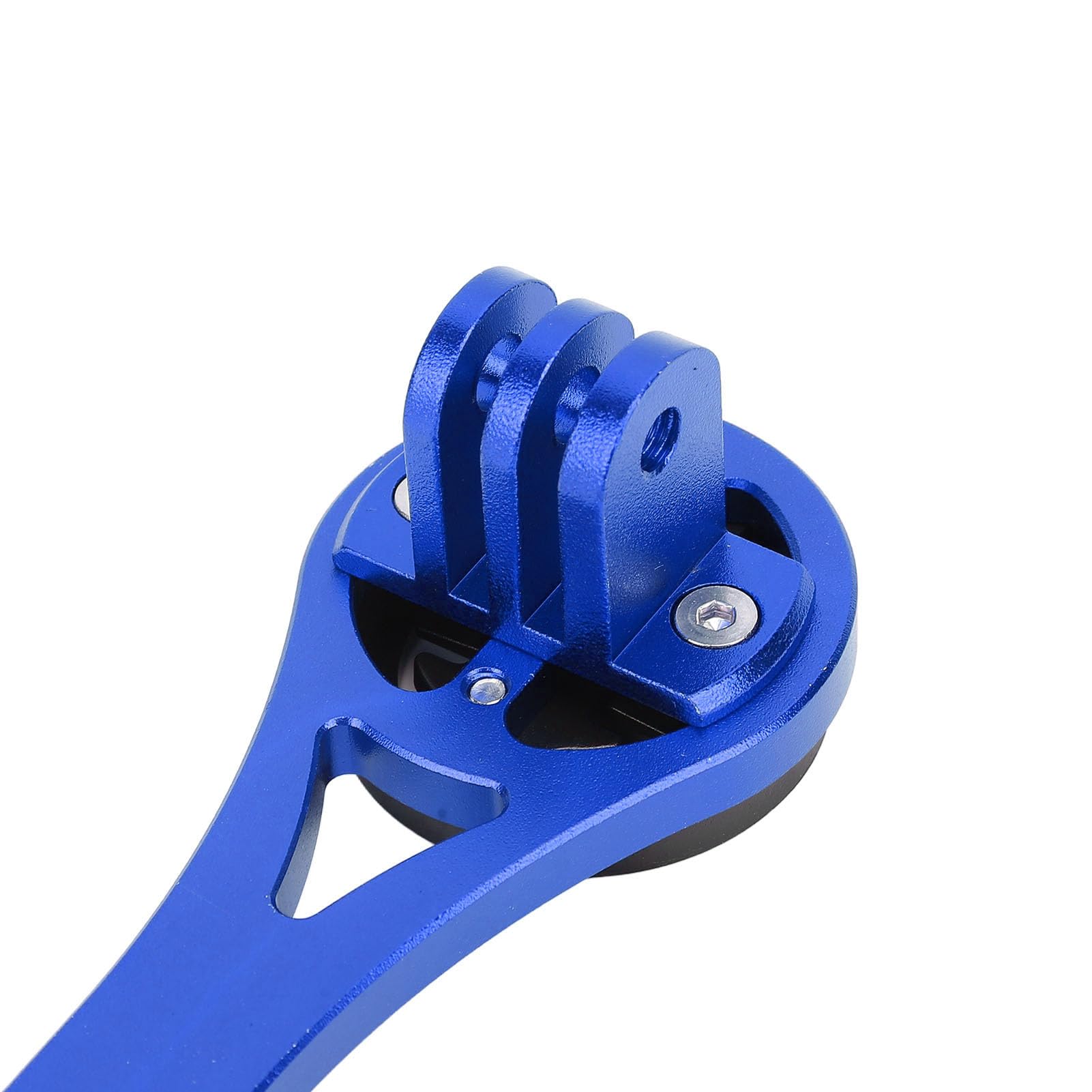 Bike Computer Mount - Universal Cycling GPS & Sports Camera Bracket - Easy Installation, Durable & Lightweight (Blue) - Perfect for Road Bikes, Mountain Biking & Outdoor Adventures