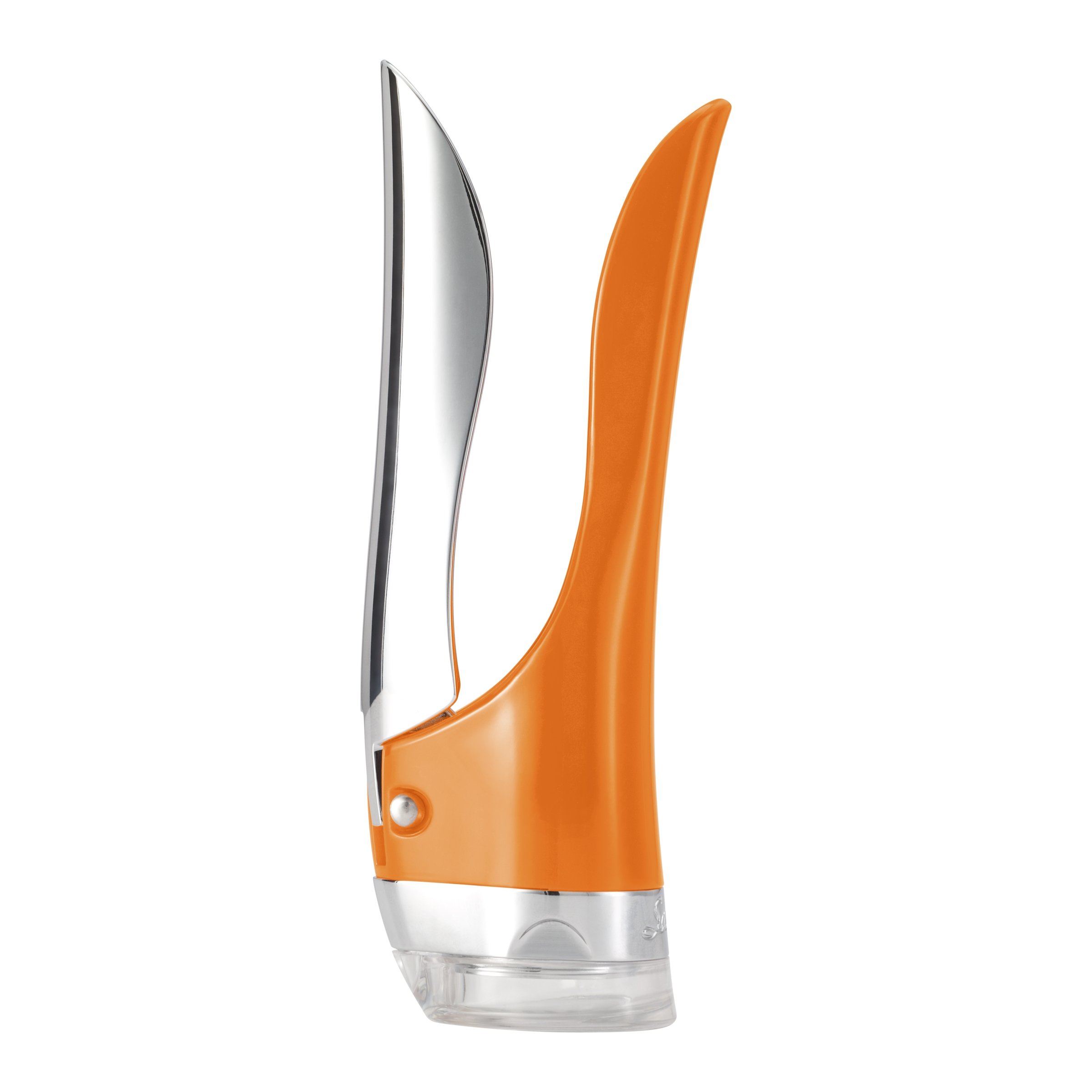 Premium Savora Garlic Press - Heavy Duty Stainless Steel Garlic Crusher with Ergonomic Handle - Perfect for Cooking, Meal Prep & Italian Cuisine - Also Great for Ginger, Nuts & Herbs